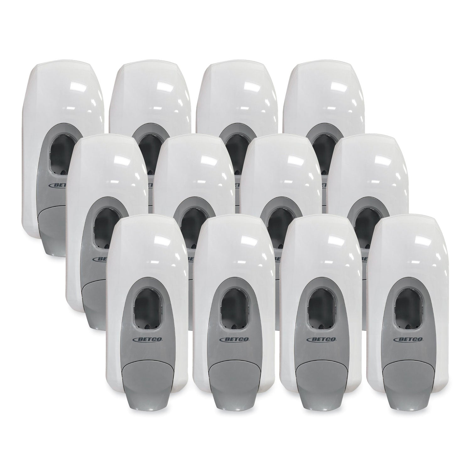 Betco® Clario Dispensing System Manual Foam Dispenser, 1,000 mL, 5.11 x 3.85 x 11.73,  White, 12/Carton