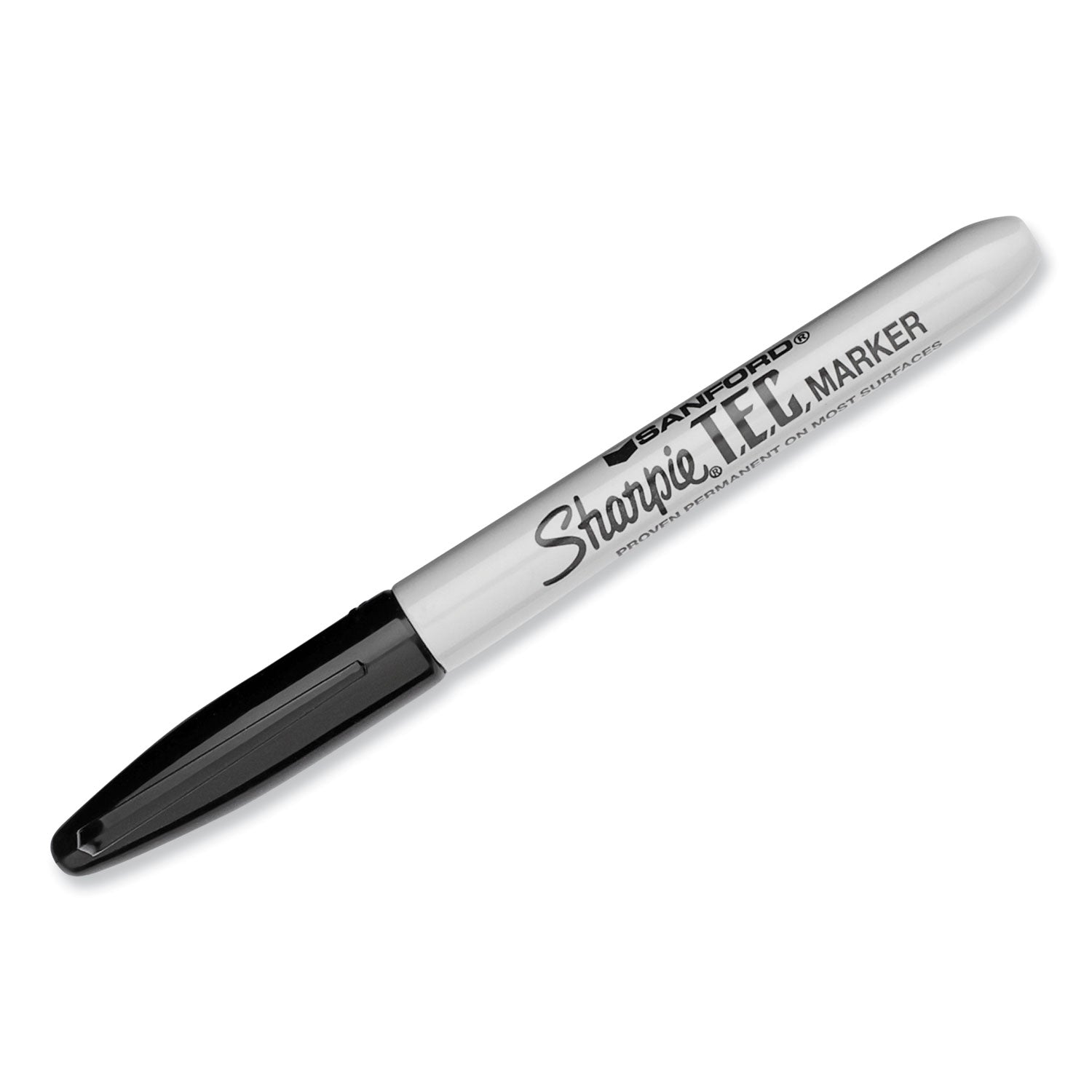 Sharpie® T.e.c. Permanent Marker, Fine Bullet Tip, Black