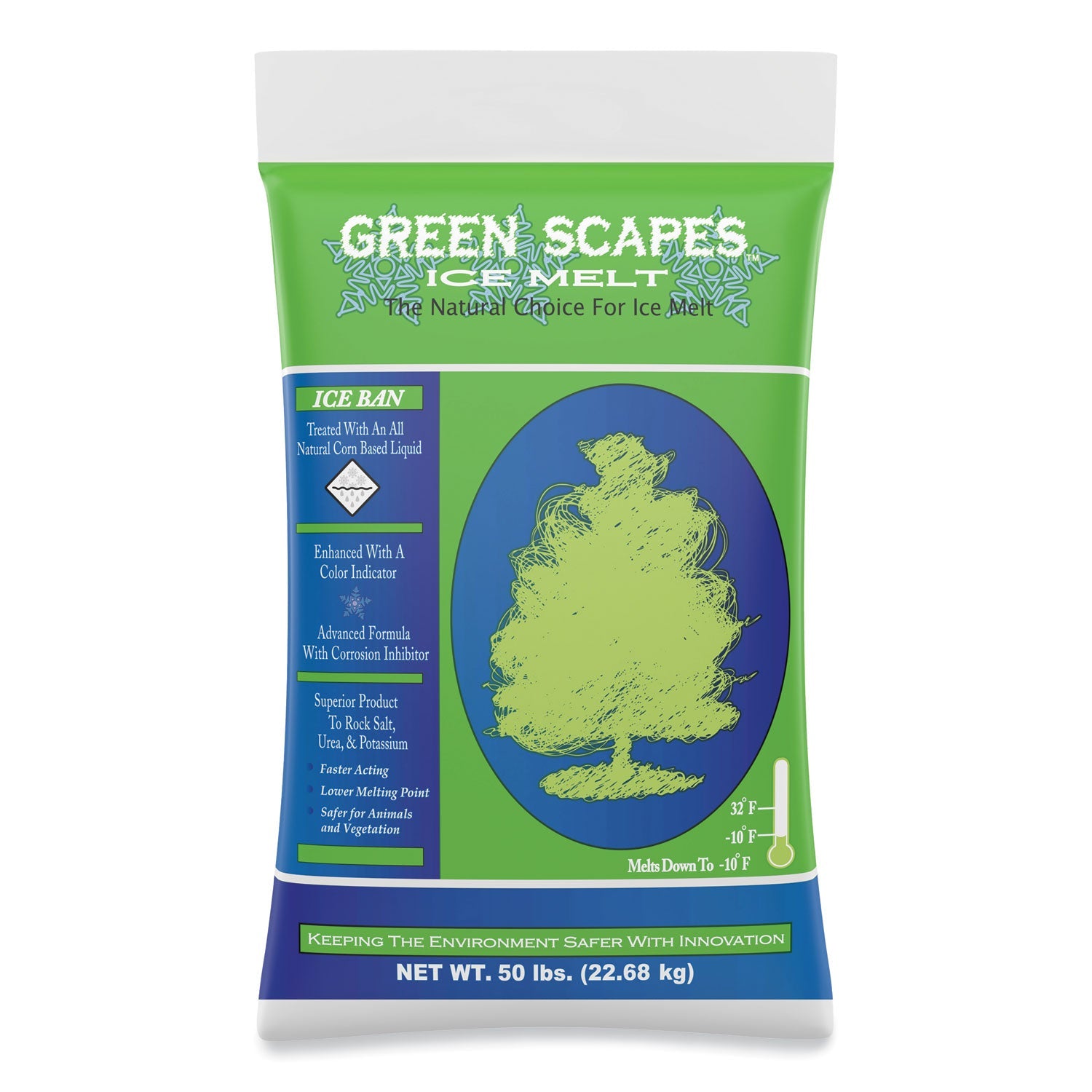 Green Scapes Ice Melt | Scotwood 50lb Bag
