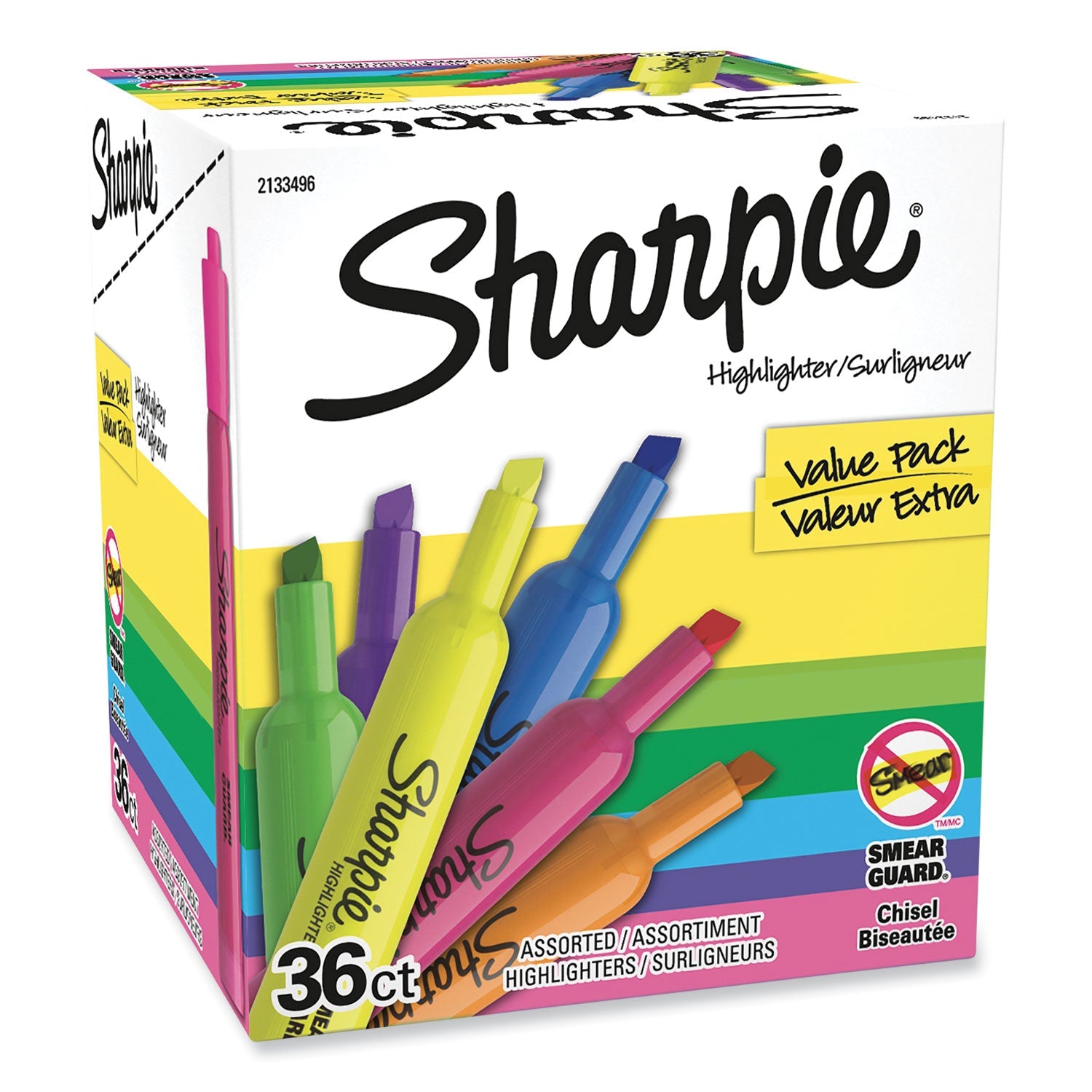 Sharpie Tank Style Highlighters | Assorted 36/Pack
