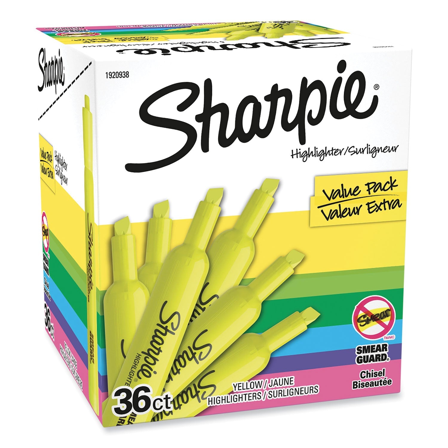 Sharpie Tank Style Highlighter Value Pack | Yellow