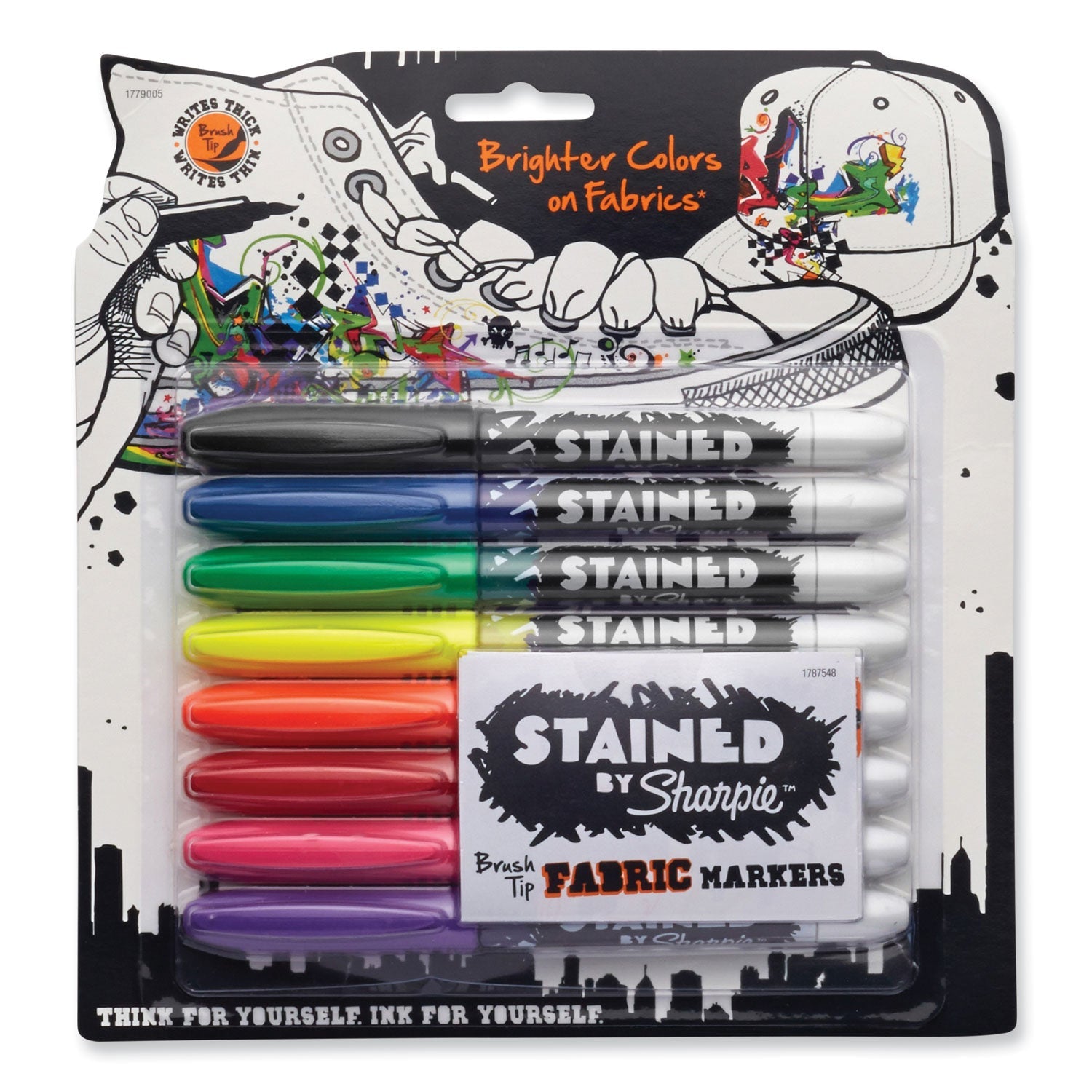 Sharpie Stained Fabric Markers | Assorted 8/Pack