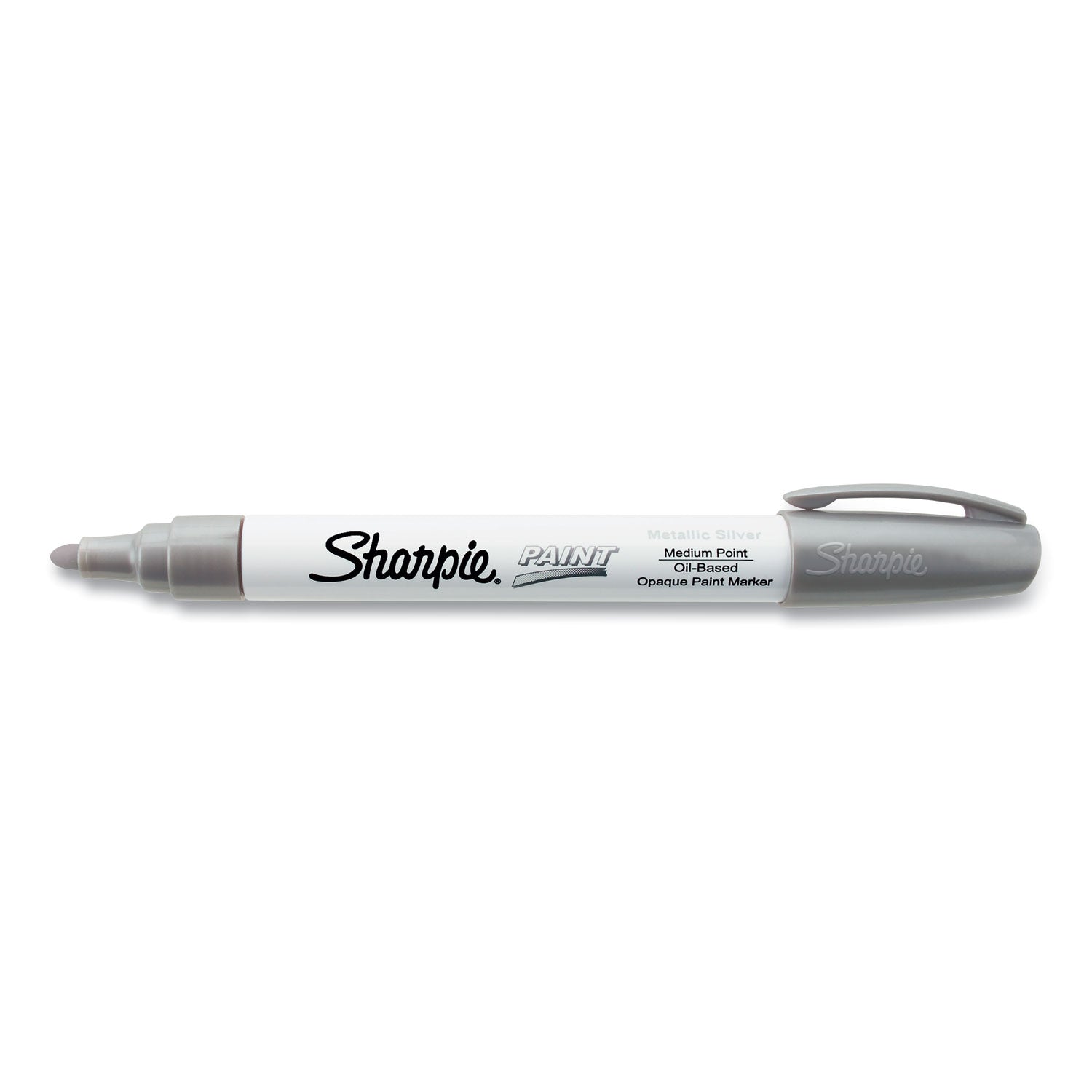 Sharpie® Permanent Paint Marker, Medium Bullet Tip, Silver - Bloom Skins