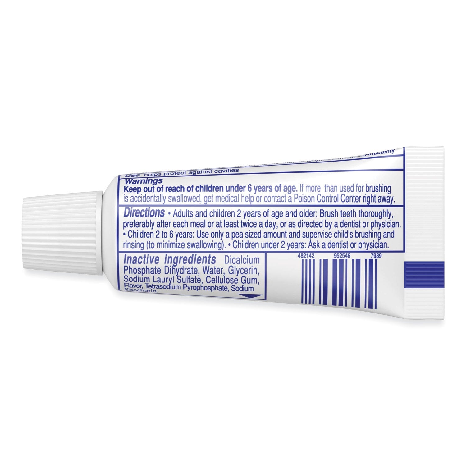 Colgate® Toothpaste, Personal Size, 0.85 Oz Tube, Unboxed, 240/carton