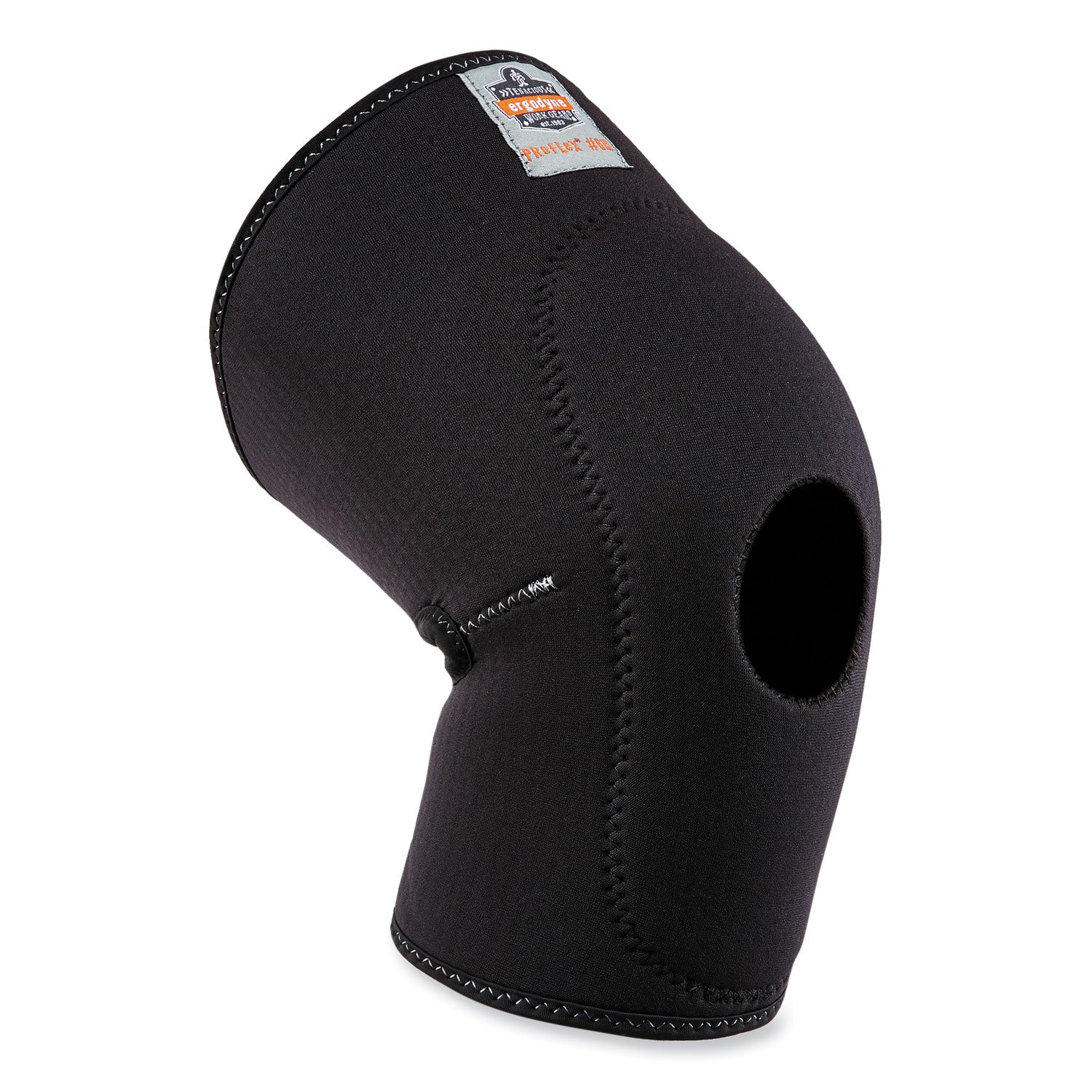 ergodyne® ProFlex 615 Open Patella Anterior Pad Knee Sleeve, Large, Black - Bloom Skins