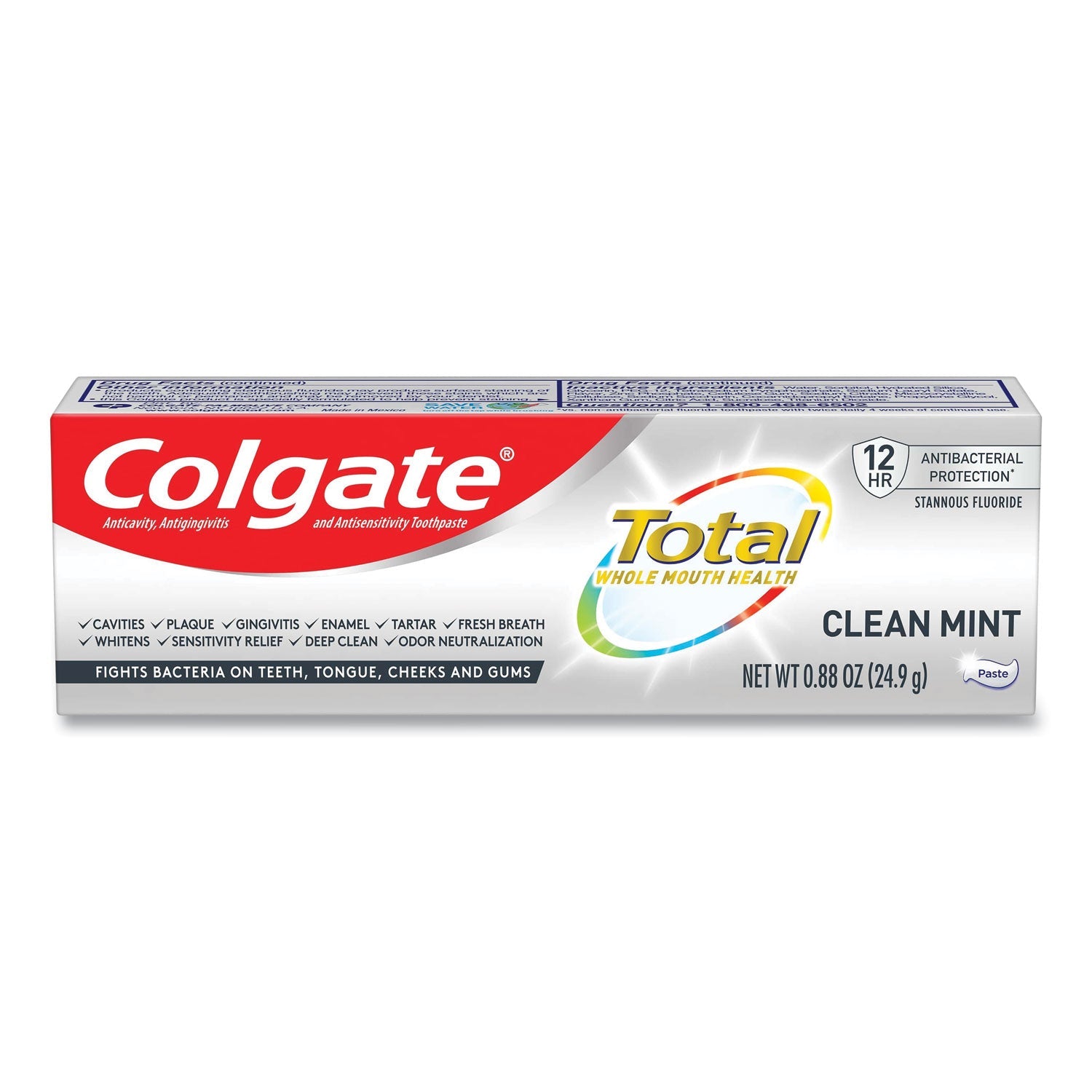 Colgate Total Toothpaste | Coolmint, 24-Carton