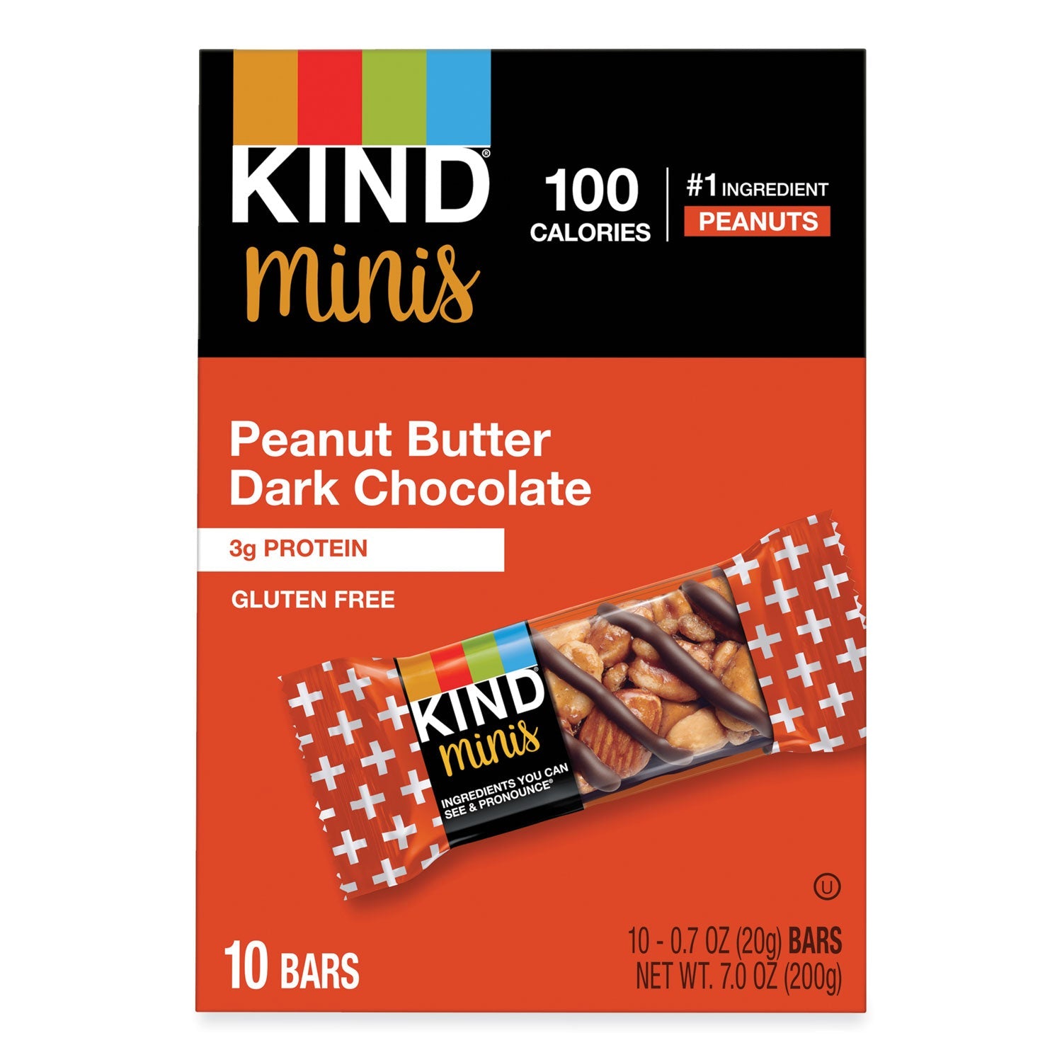 KIND Minis | Peanut Butter Dark Chocolate, 10-Pk