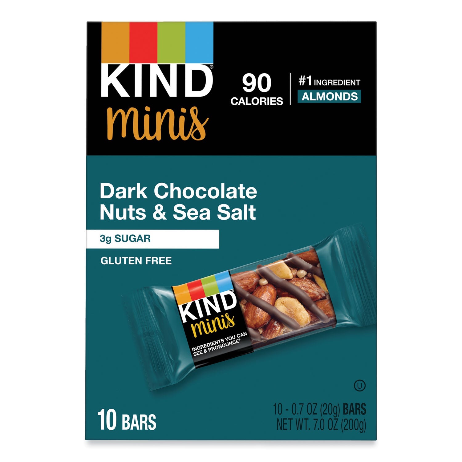 KIND Minis | Dark Chocolate Nuts/Sea Salt, 10-Pk