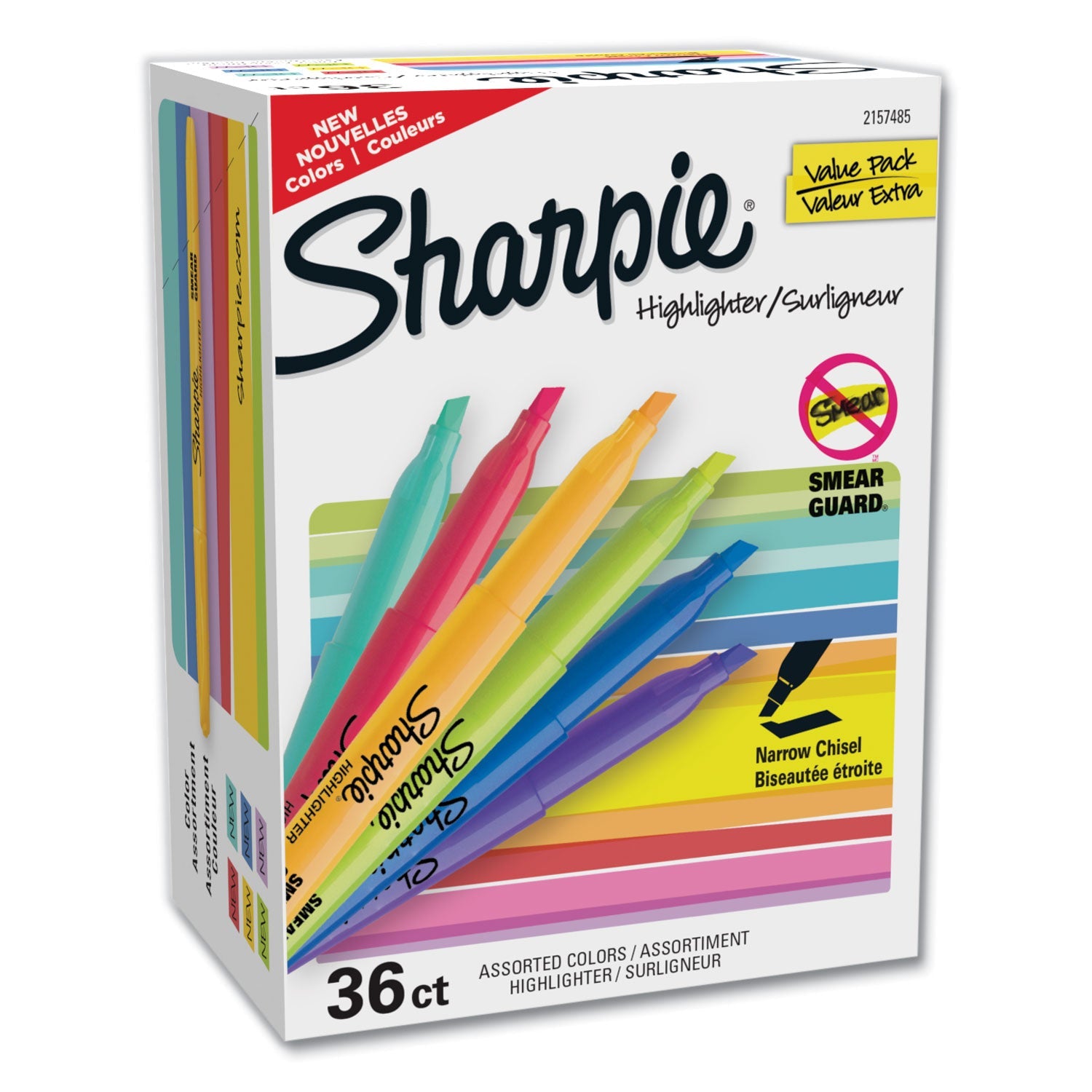 Pocket Style Highlighters | Assorted 36-Pack