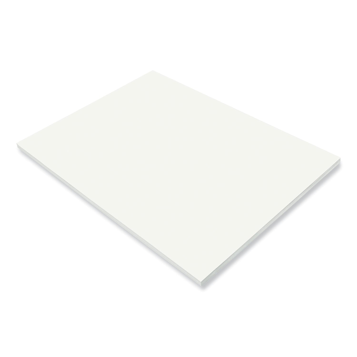 Prang® SunWorks Construction Paper, 50 lb Text Weight, 18 x 24, White, 50/Pack