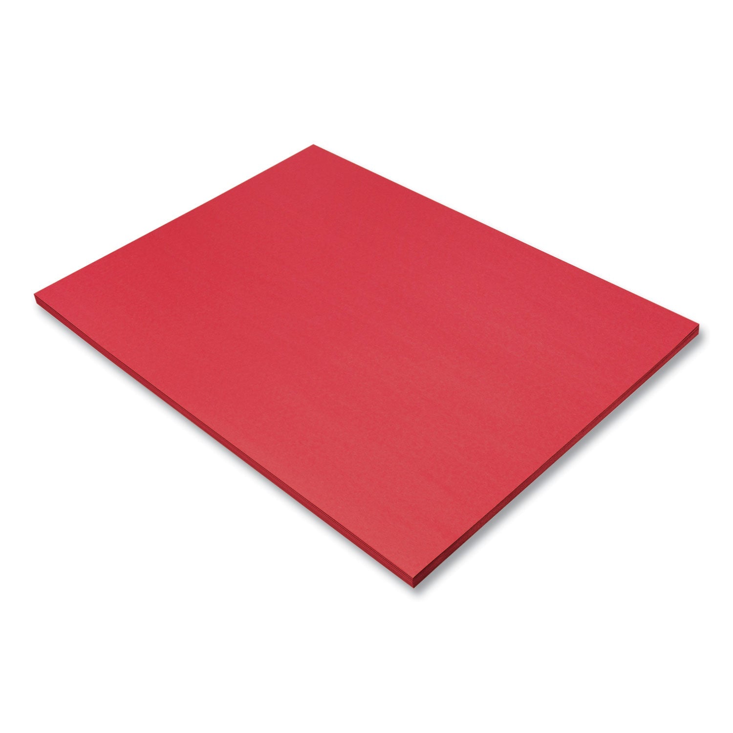 Prang® SunWorks Construction Paper, 50 lb Text Weight, 18 x 24, Holiday Red, 50/Pack