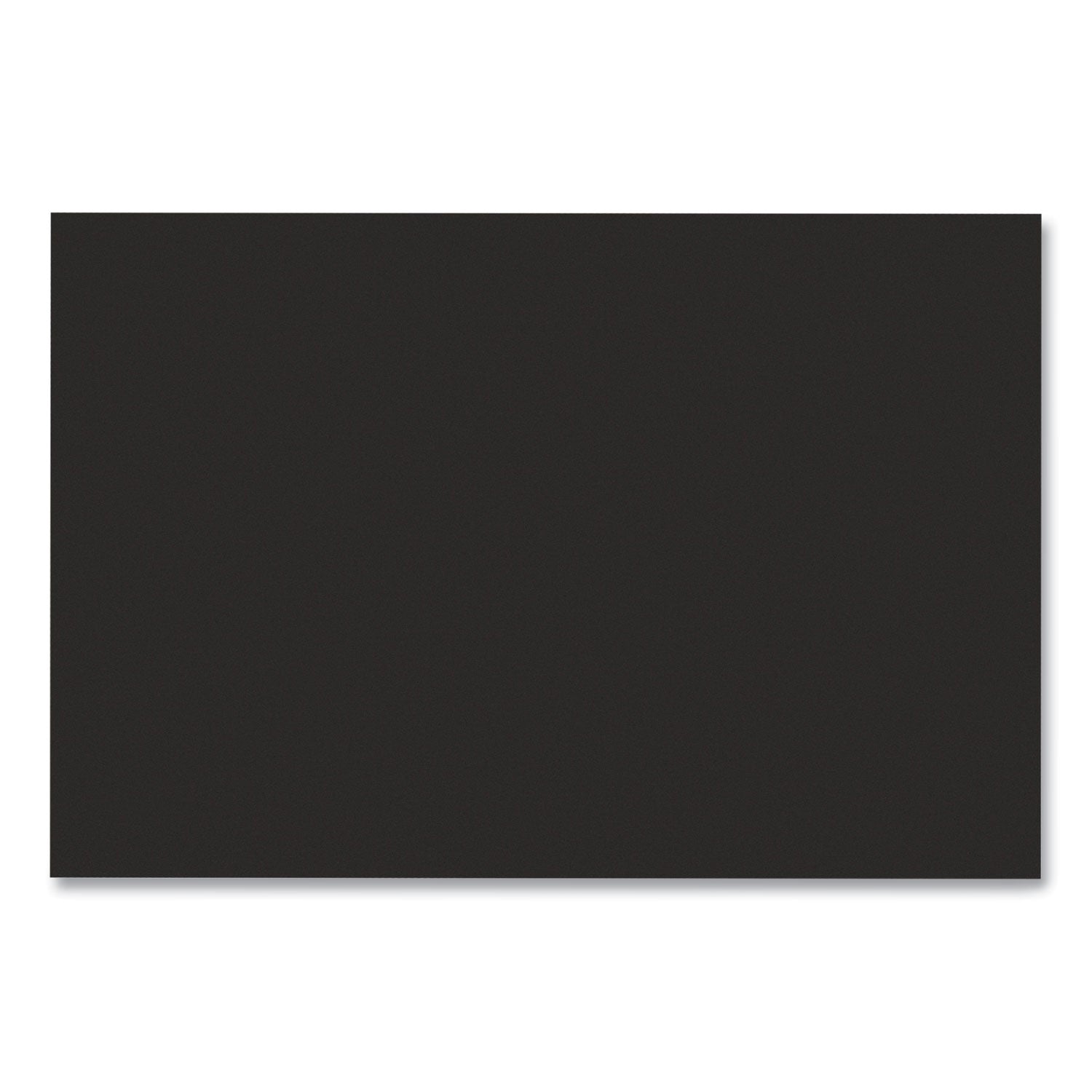 Prang® SunWorks Construction Paper, 50 lb Text Weight, 12 x 18, Black, 50/Pack