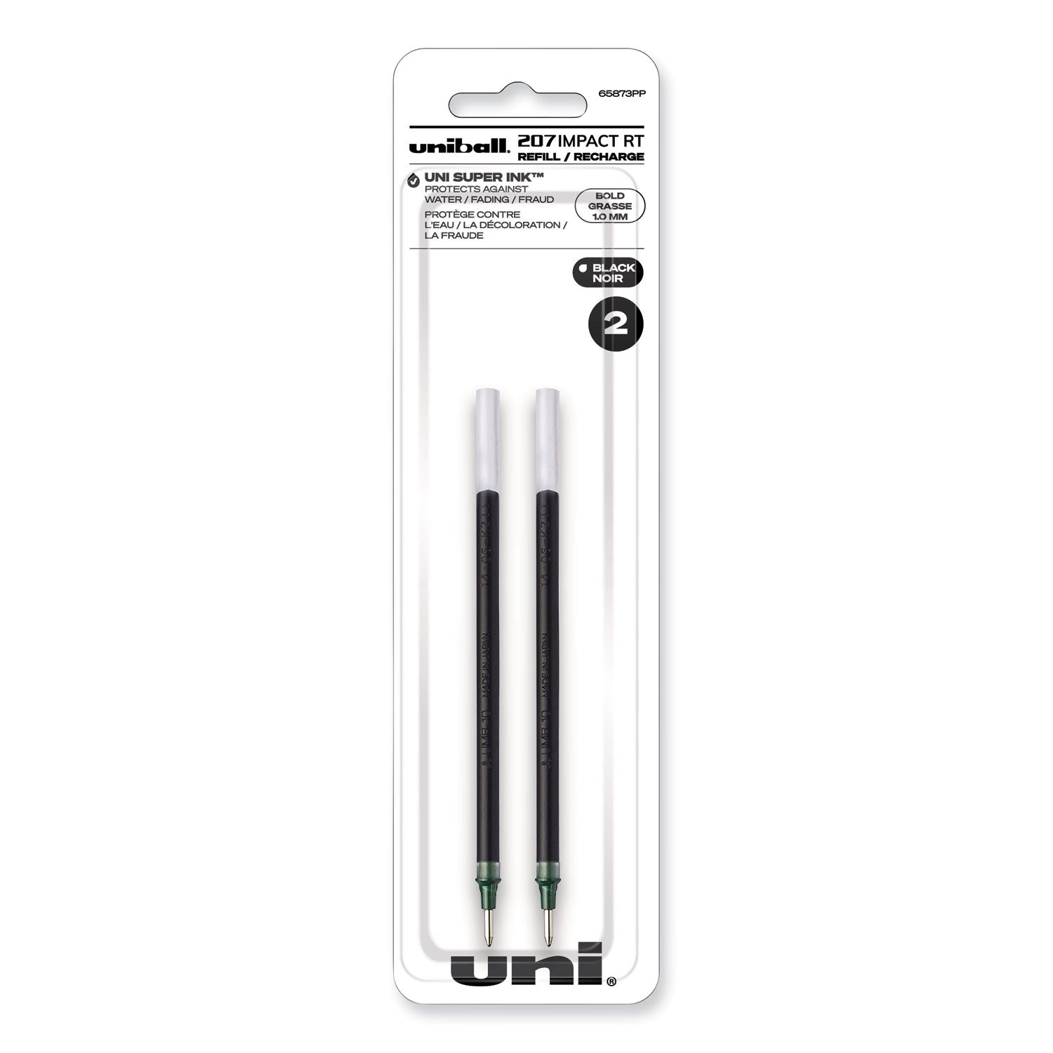 207 Impact RT Gel Pen Refills | Black 2-Pack