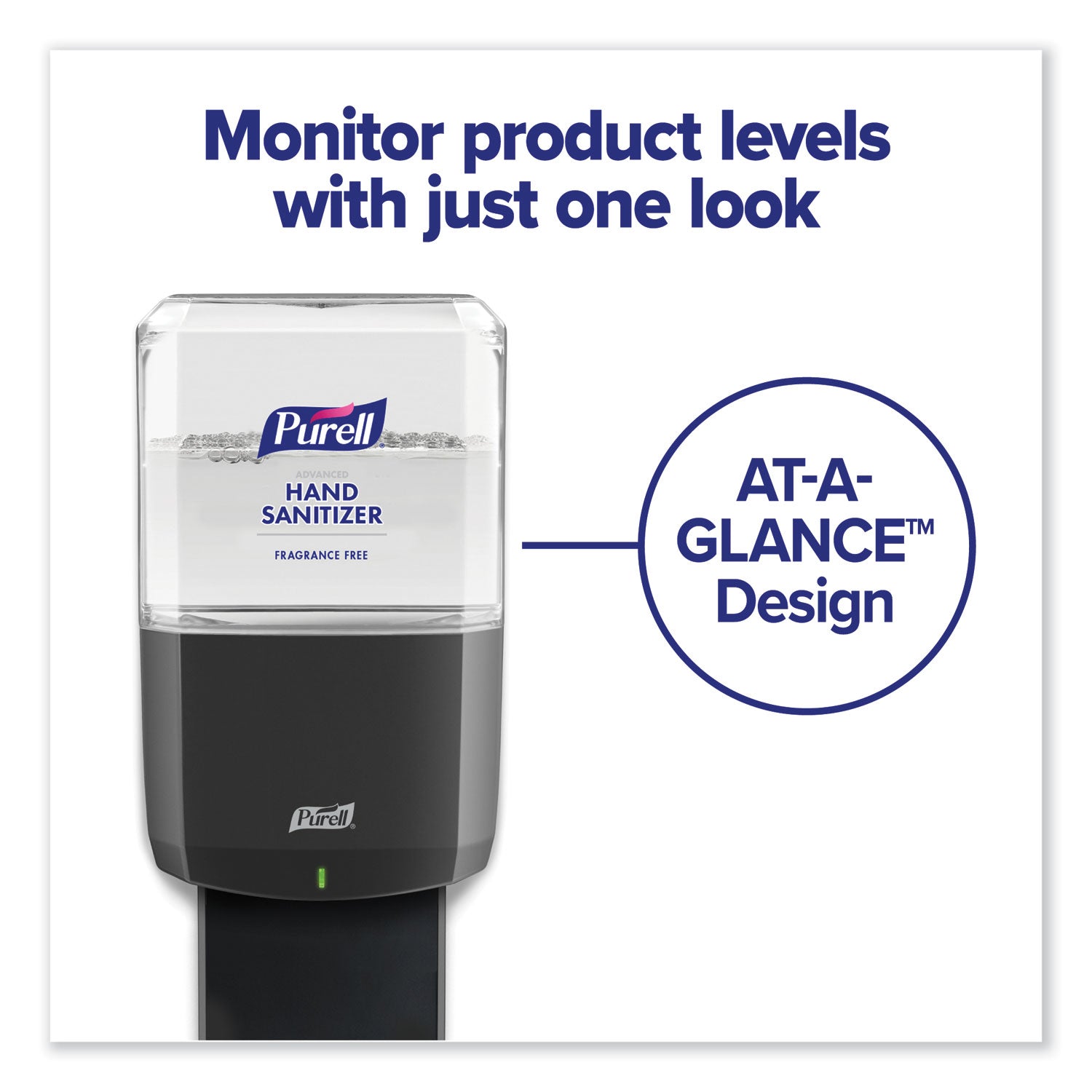 PURELL® Advanced Hand Sanitizer Foam, For ES6 Dispensers, 1,200 mL Refill, , Clean Scent 2/Carton