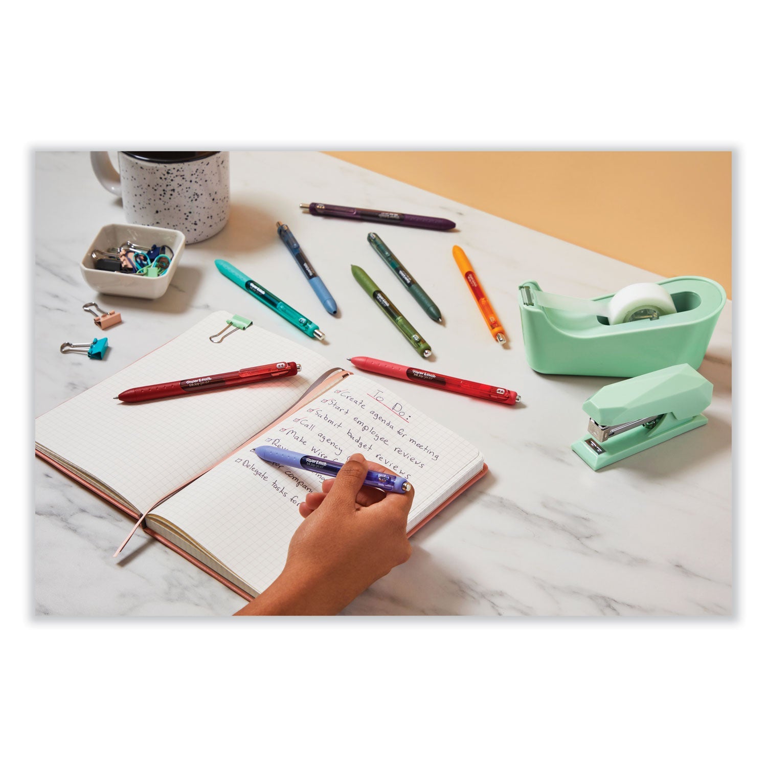 Paper Mate® Inkjoy Gel Pen, Retractable, Medium 0.7 Mm, Assorted Ink And Barrel Colors, 36/pack - Bloom Skins