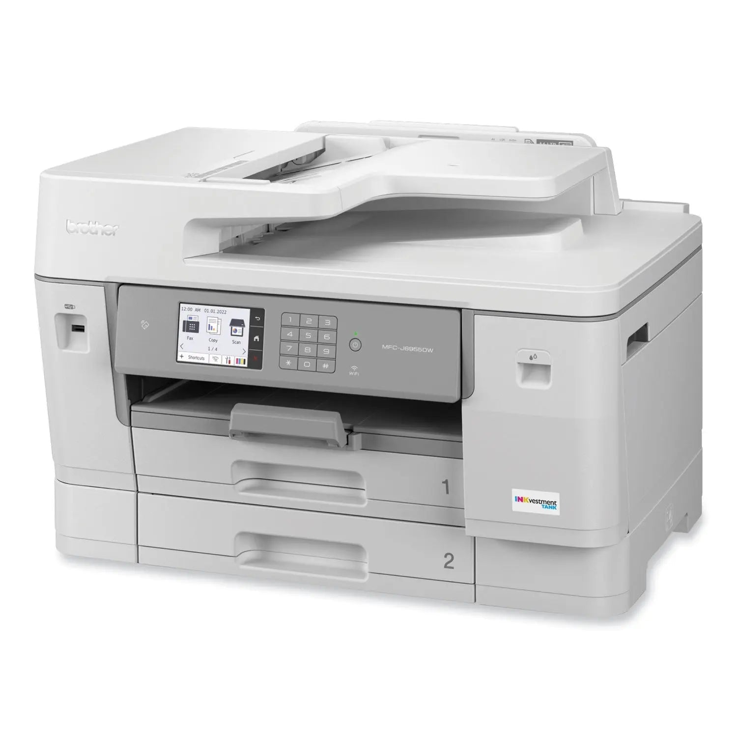 Brother MFC-J6955DW INKvestment Tank All-in-One Color Inkjet Printer, Copy/Fax/Print/Scan