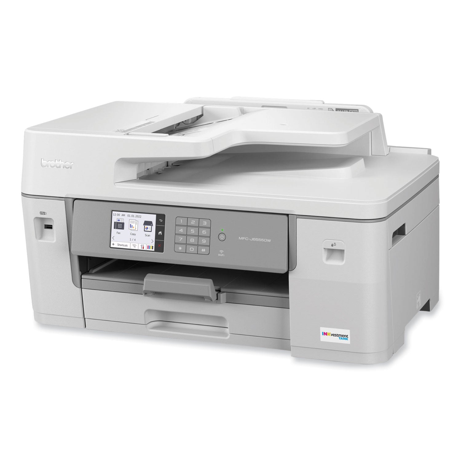 Brother MFC-J6555DW INKvestment Tank All-in-One Color Inkjet Printer, Copy/Fax/Print/Scan - Bloom Skins