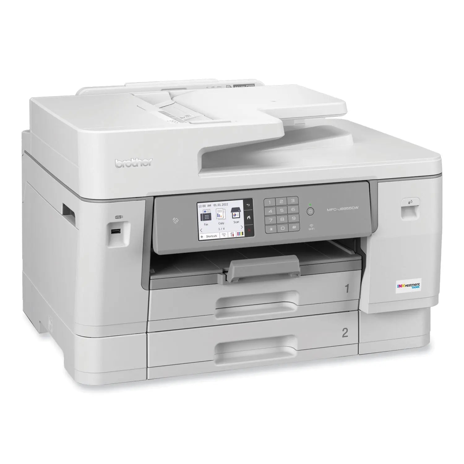 Brother MFC-J6955DW INKvestment Tank All-in-One Color Inkjet Printer, Copy/Fax/Print/Scan