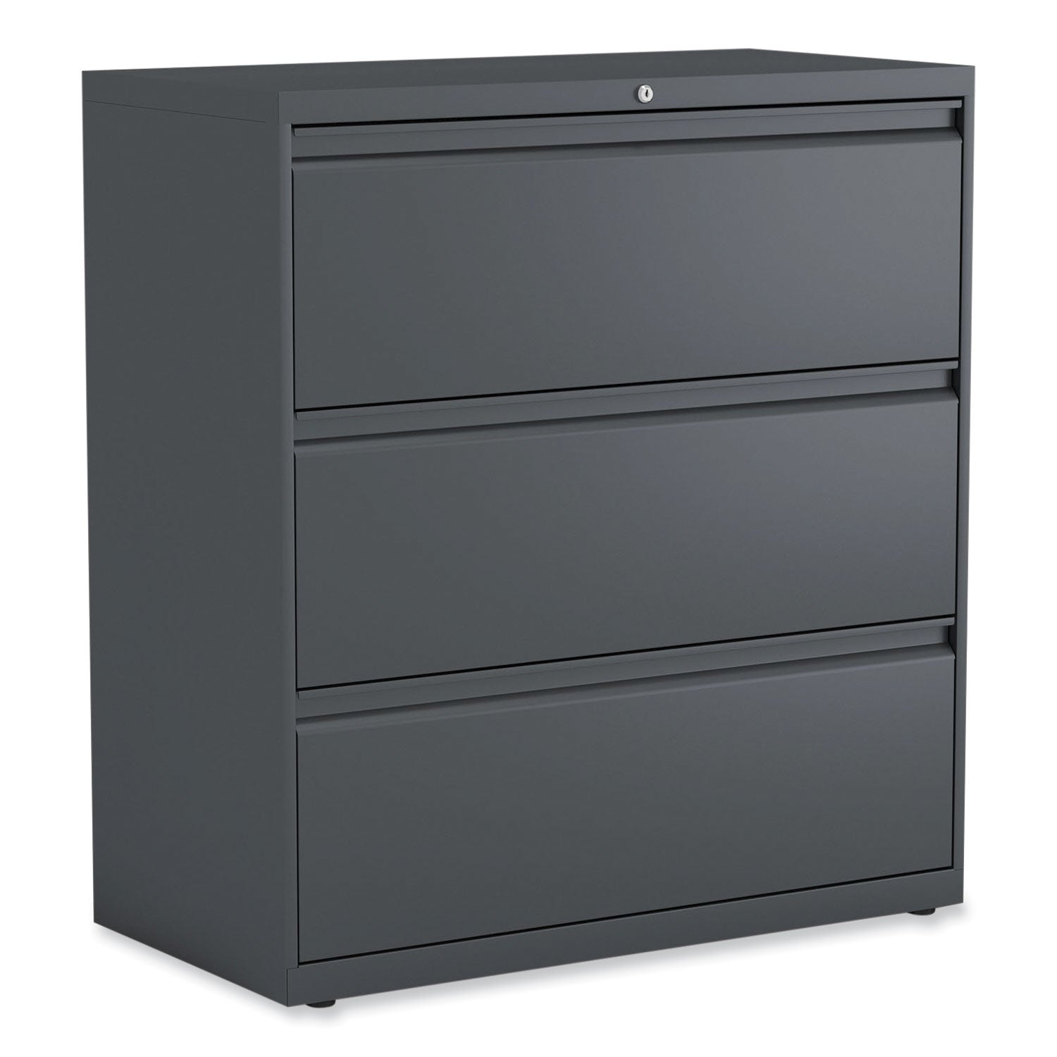 3-Drawer Lateral File | 36" Wide | Charcoal