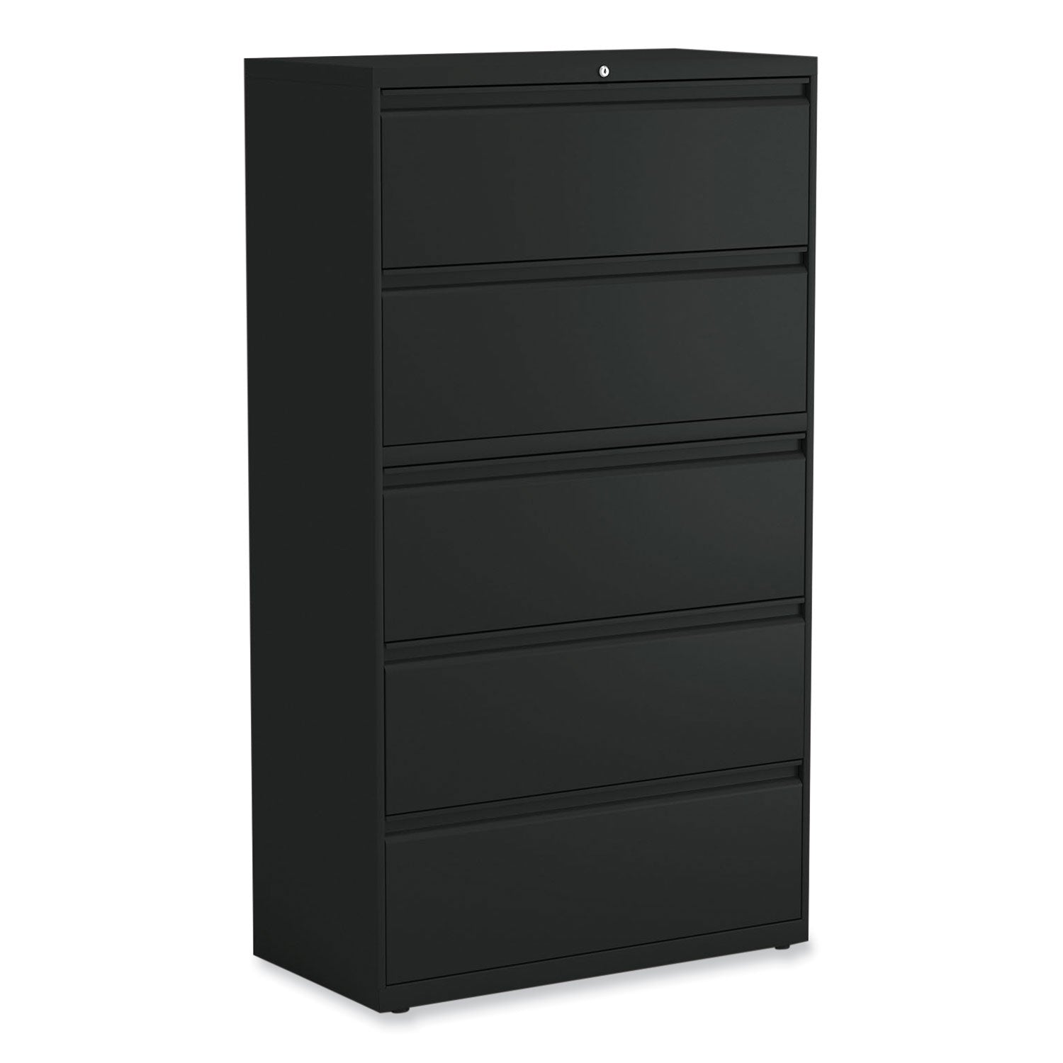 5-Drawer Lateral File | 36" Wide | Black