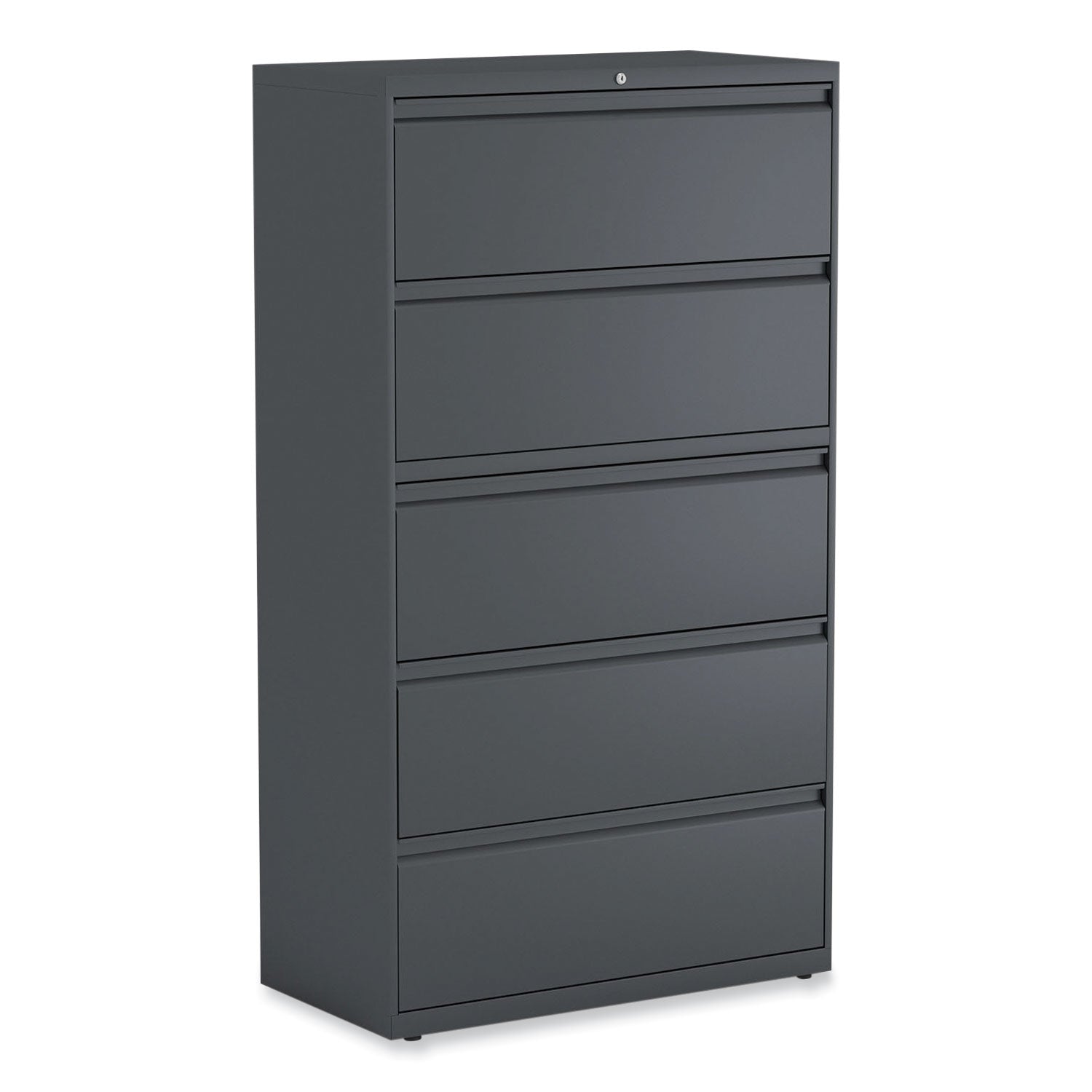 5-Drawer Lateral File | 36" Wide | Charcoal