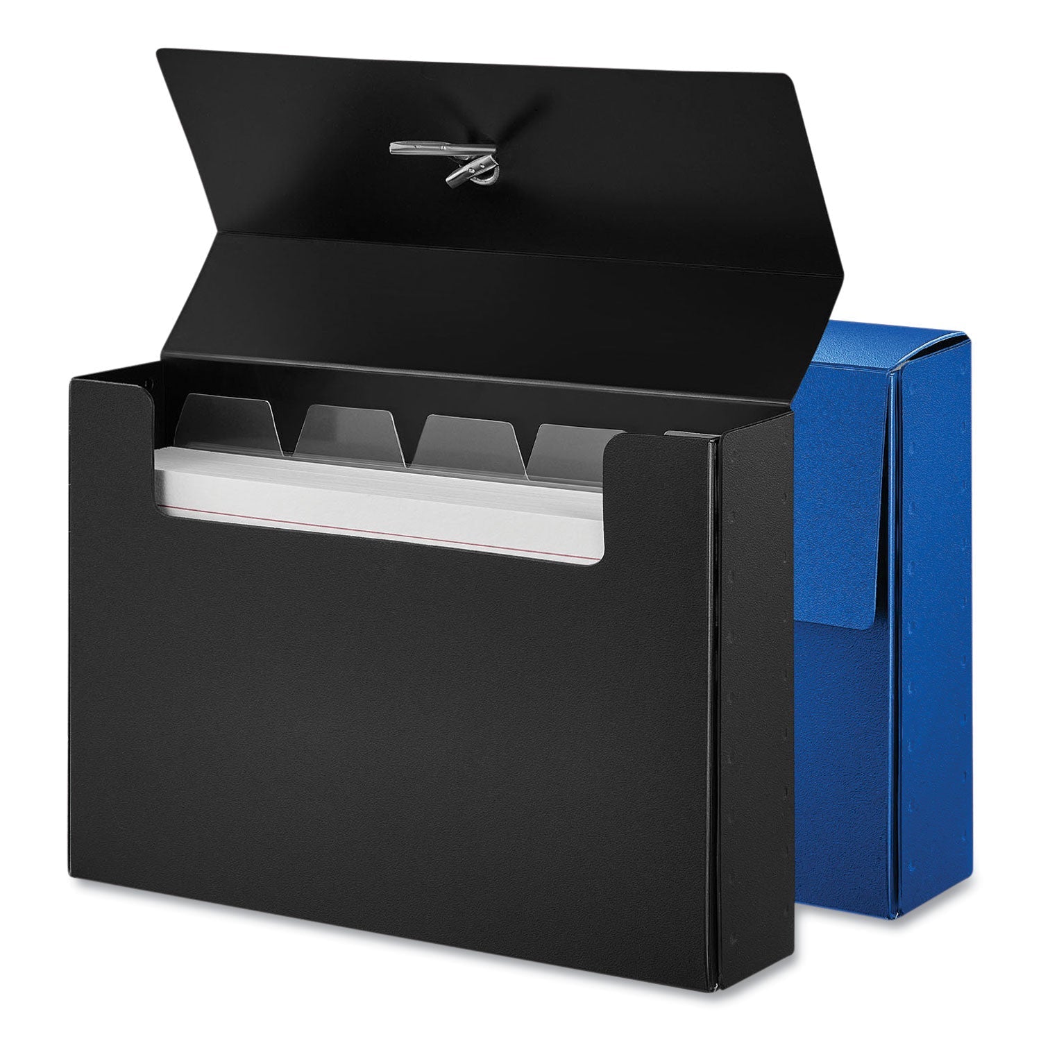 Poly Index Card Box | Holds 100 3x5 Cards | 2/pk