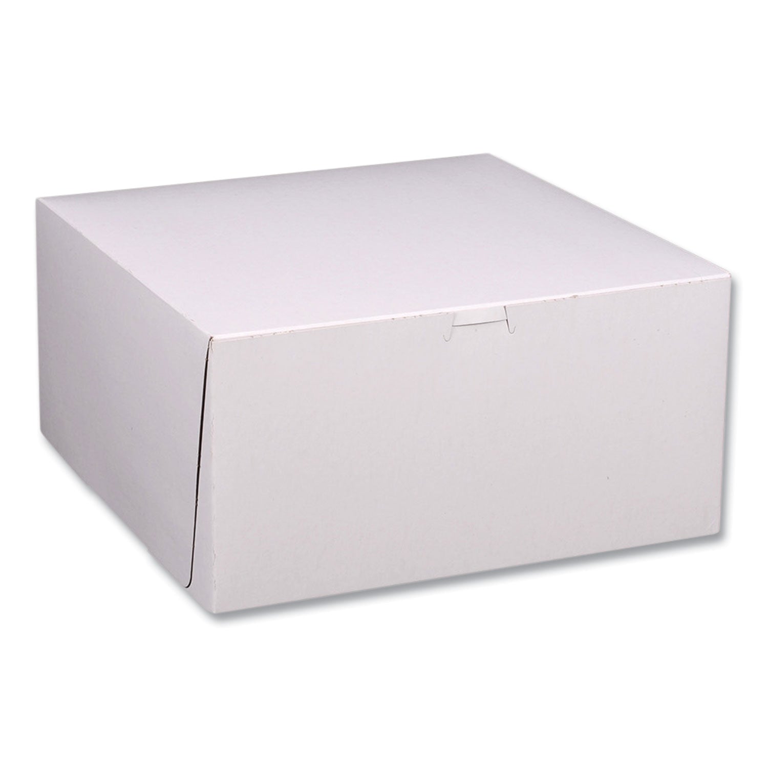 One-Piece Bakery Boxes | SCT 12x12x6 White/Brown