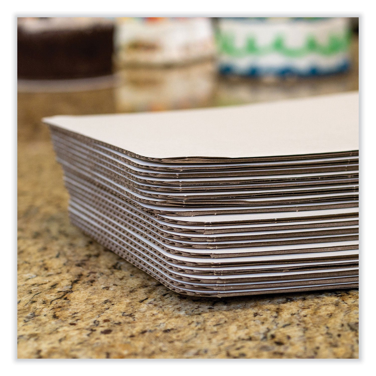SCT® Bakery Bright White Cake Pad, Single Wall Pad, 19 x 14, White, Paper, 50/Carton