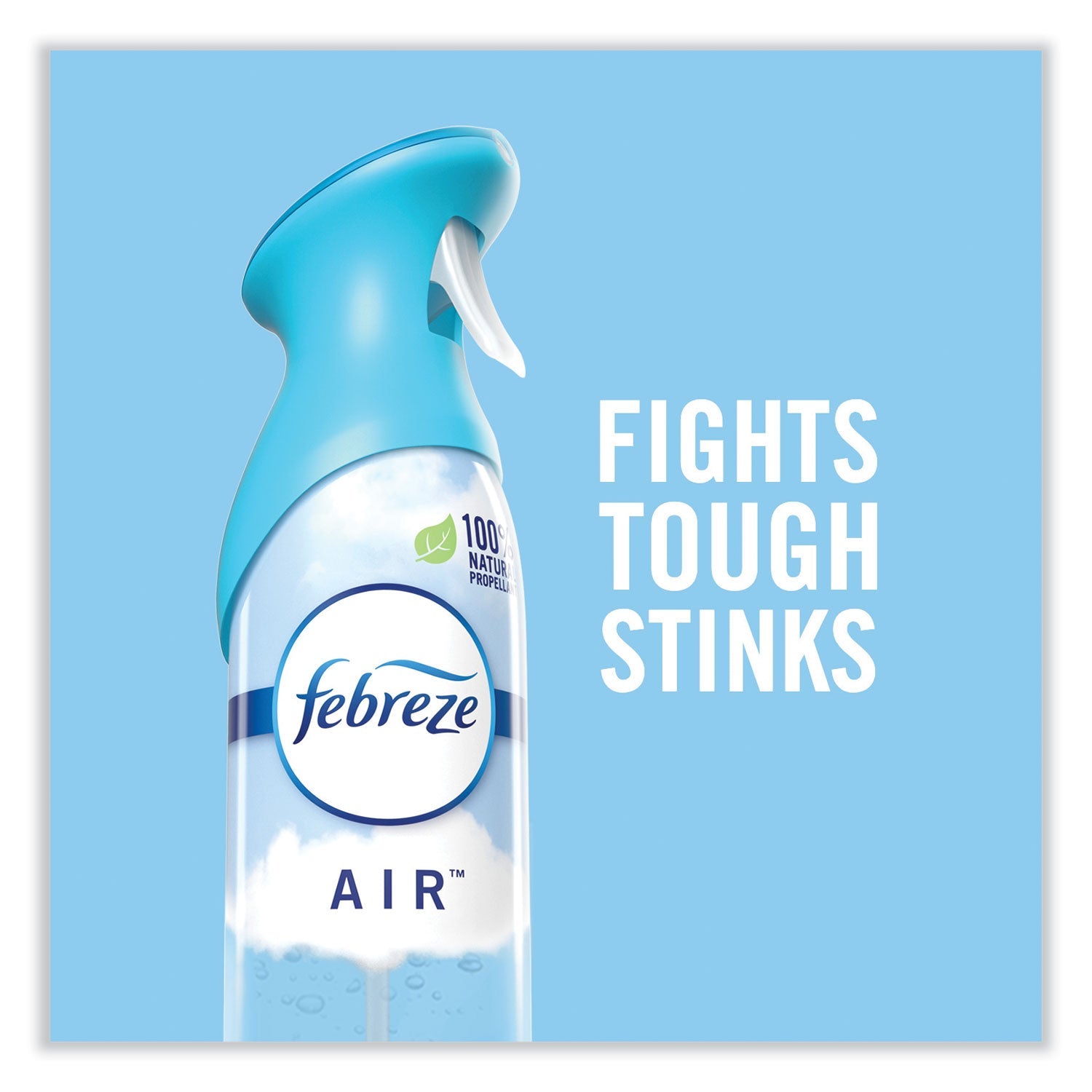 Febreze® Air, Heavy Duty Crisp Clean, 8.8 Oz Aerosol Spray, 6/carton