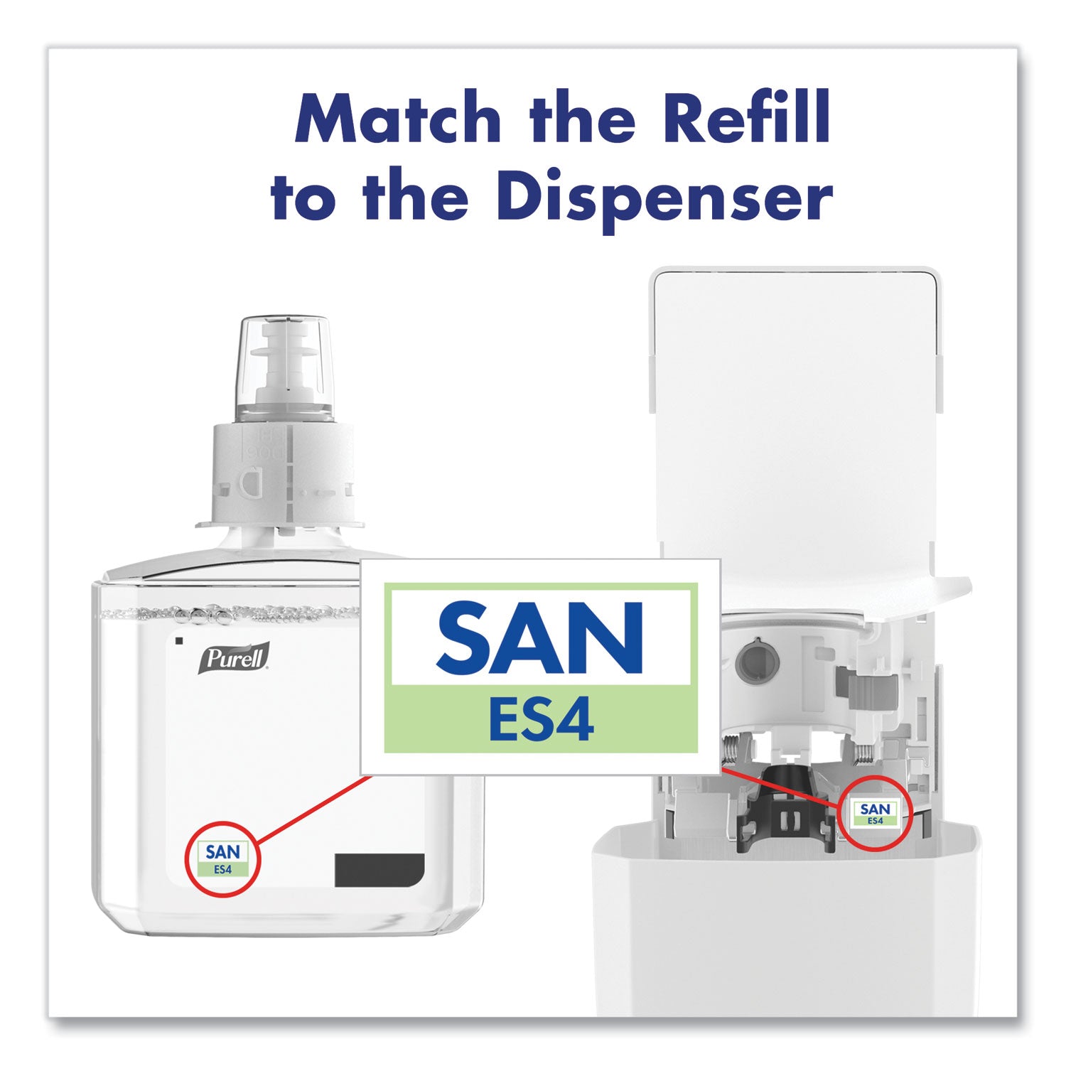PURELL® Push-Style Hand Sanitizer Dispenser, 1,200 Ml, 5.25 X 8.56 X 12.13, White