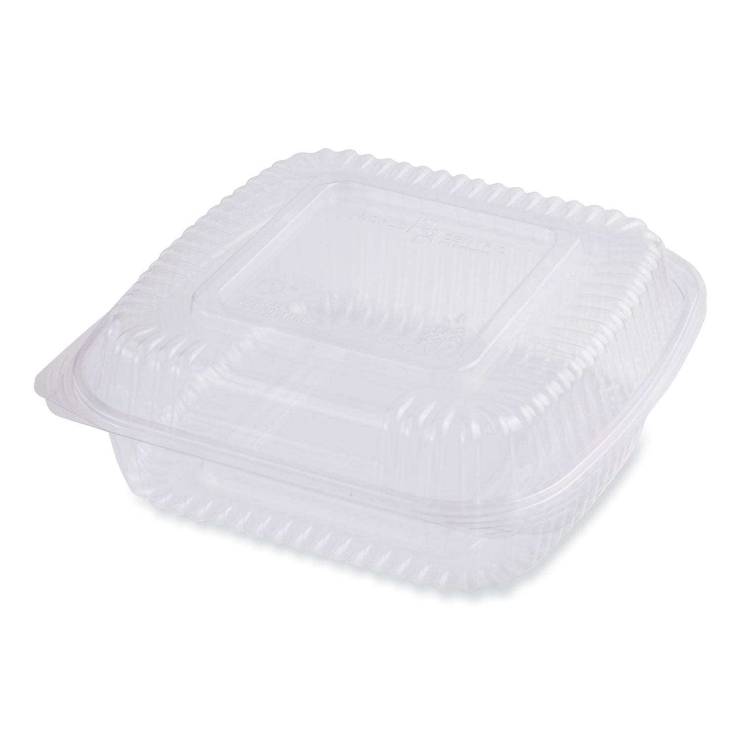 PLA Hinged Clamshells | 46 oz | Clear | 300-Ct