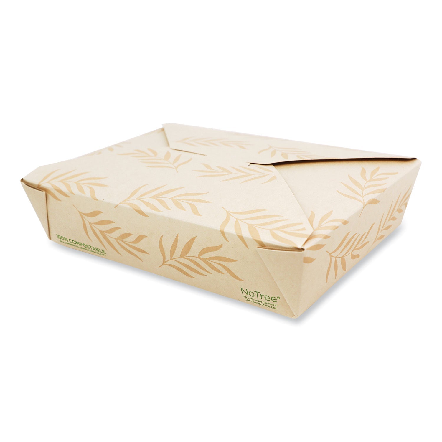 No Tree Folded Takeout Containers | 50 oz | 200-Ct