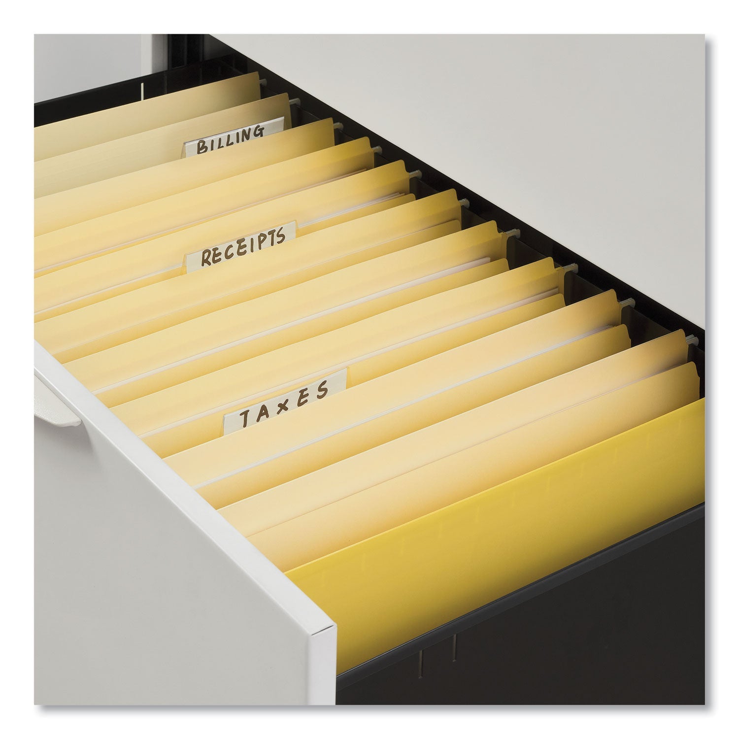 Universal® Double-Ply Top Tab Manila File Folders, Straight Tabs, Legal Size, 0.75" Expansion, Manila, 100/Box