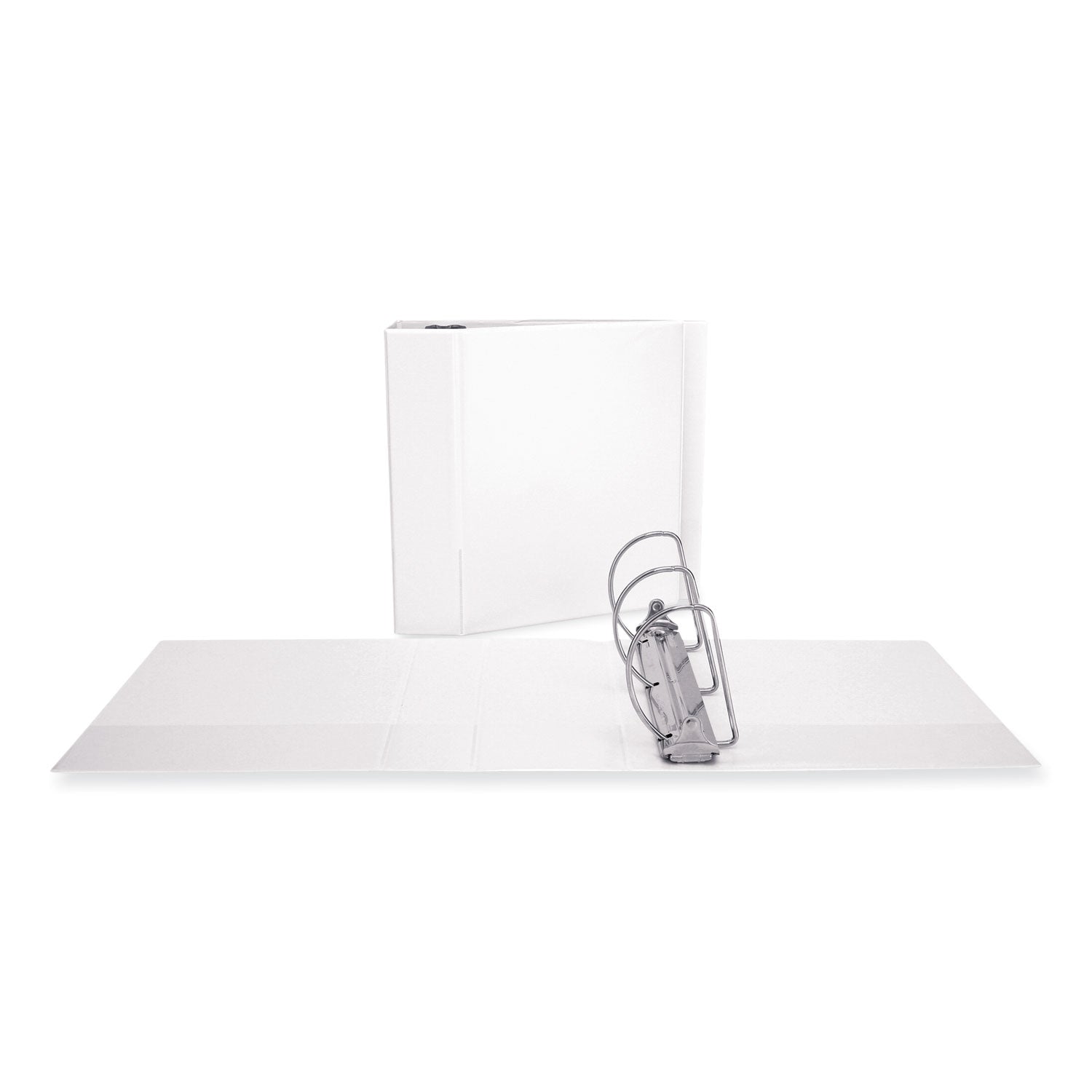 Slant D-Ring View Binder | 4" White, Universal®