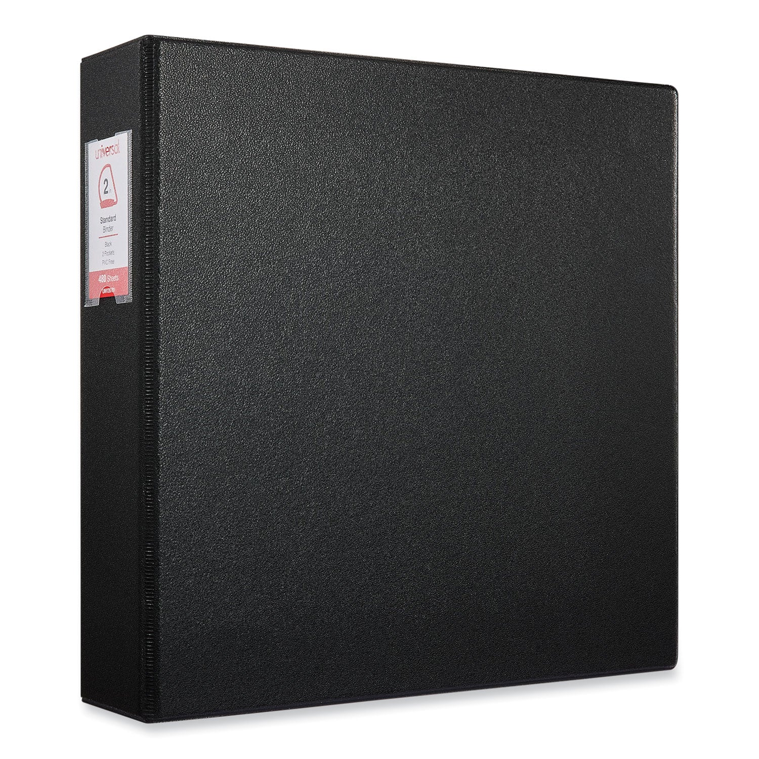 Deluxe Non-View D-Ring Binder | 2" Black, Universal®