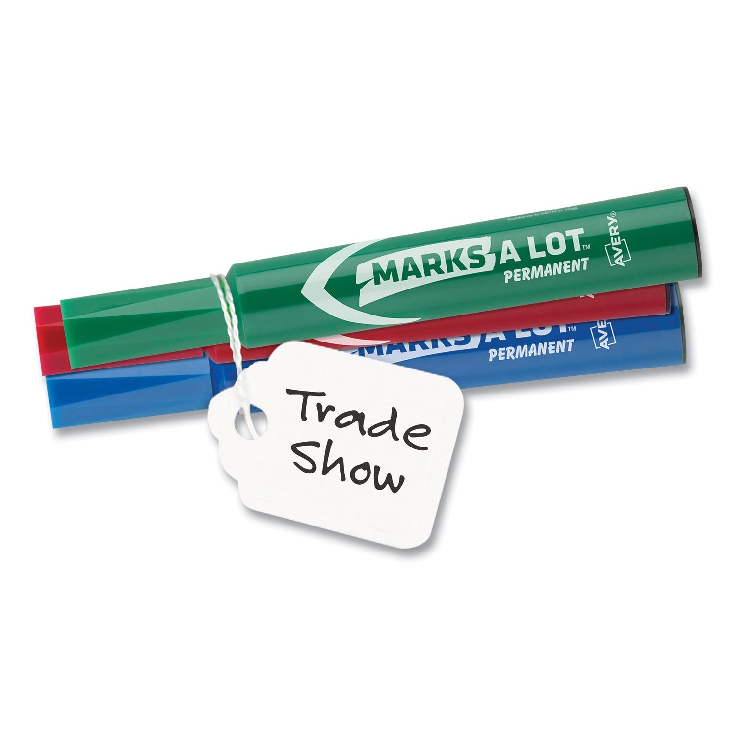 Avery® Medium-Weight White Marking Tags, 1.75 x 1.09, 1,000/Box
