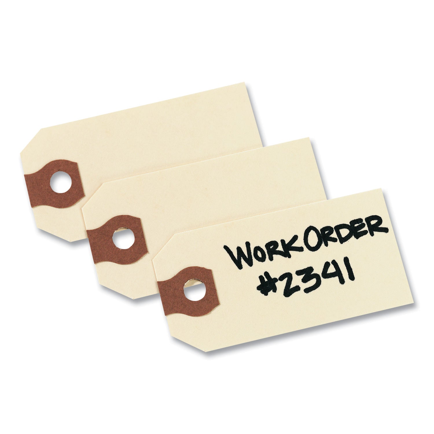 Avery® Unstrung Shipping Tags, 11.5 pt Stock, 2.75 x 1.38, Manila, 1,000/Box