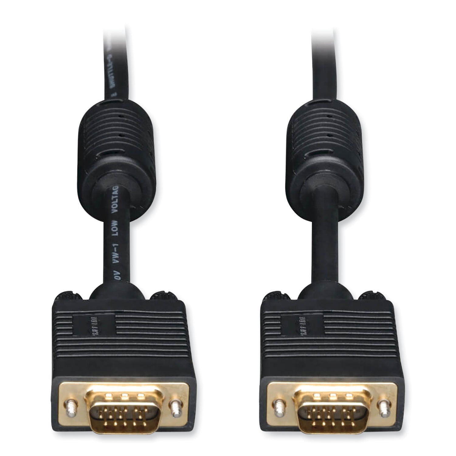 Tripp Lite by Eaton VGA Coaxial High-Resolution Monitor Cable with RGB Coaxial, 6 ft, Black