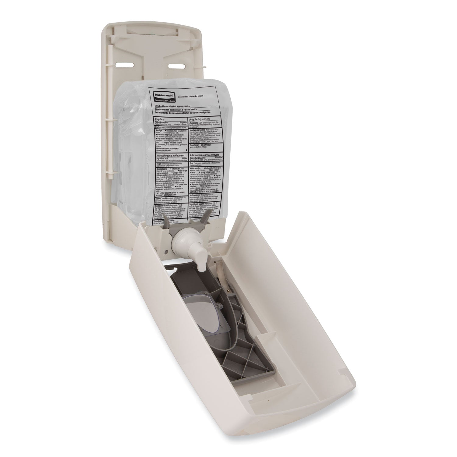 Rubbermaid® Commercial AutoFoam Refill With Alcohol Foam Hand Sanitizer, Clear, 1,000 mL, Fragrance-Free, 4/Carton - Bloom Skins