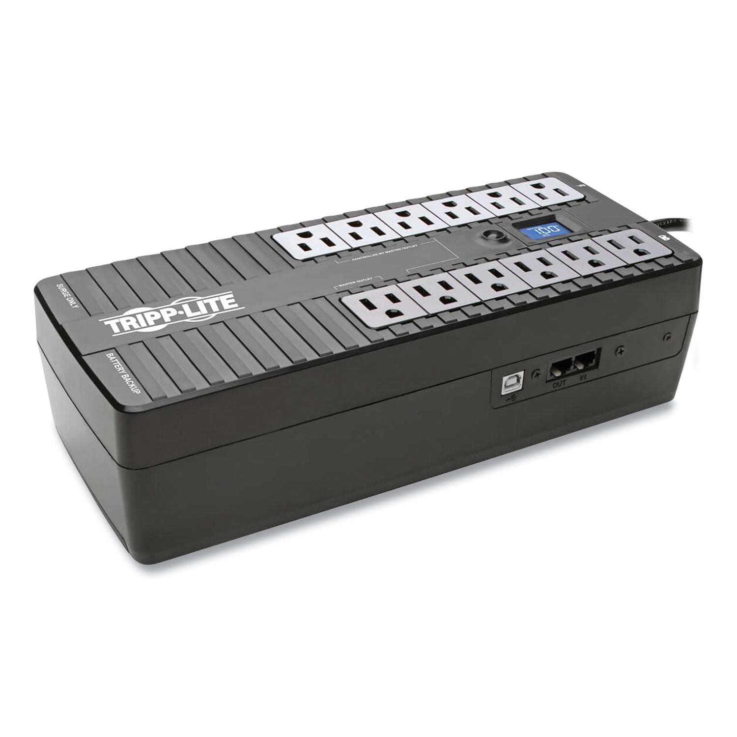 Tripp Lite by Eaton ECO Series Energy-Saving Standby UPS, 12 Outlets, 850 VA, 420 J