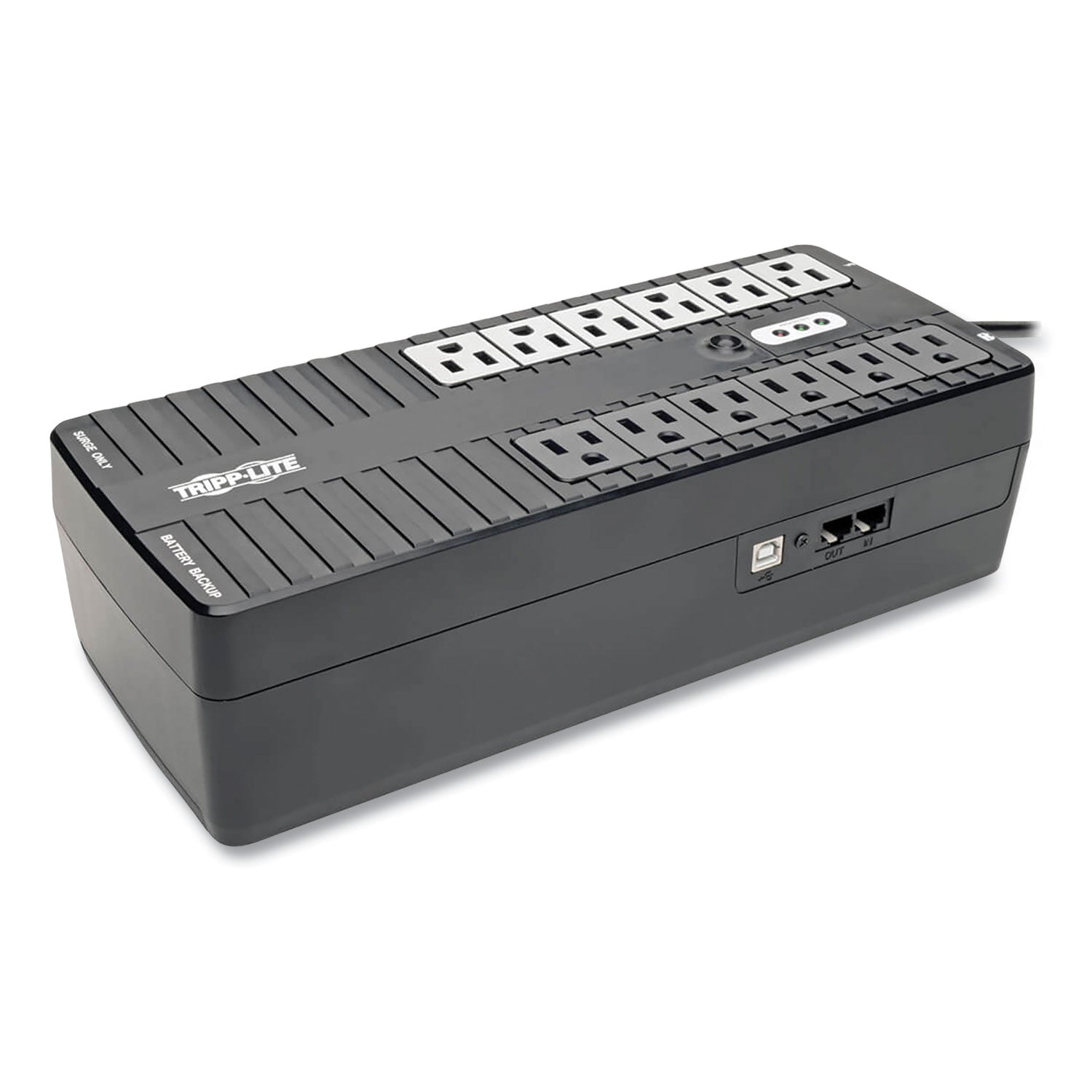 Tripp Lite by Eaton Internet Office Ultra-Compact Desktop Standby Ups, 12 Outlets, 900 Va, 420 J
