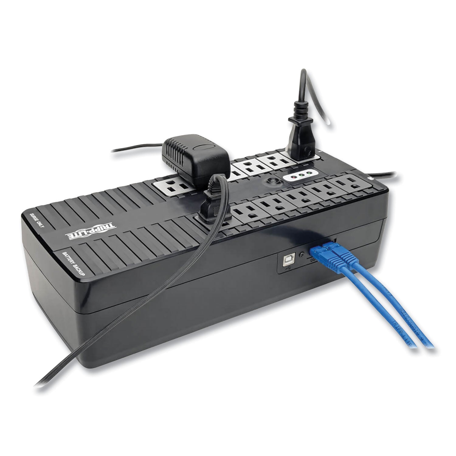 Tripp Lite by Eaton Internet Office Ultra-Compact Desktop Standby Ups, 12 Outlets, 900 Va, 420 J