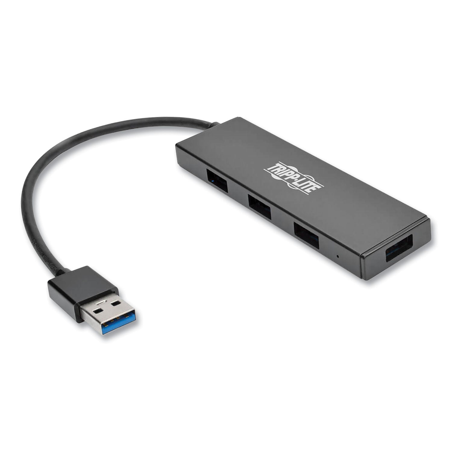 Tripp Lite by Eaton Ultra-Slim Portable Usb 3.0 Superspeed Hub, 4 Ports, Black
