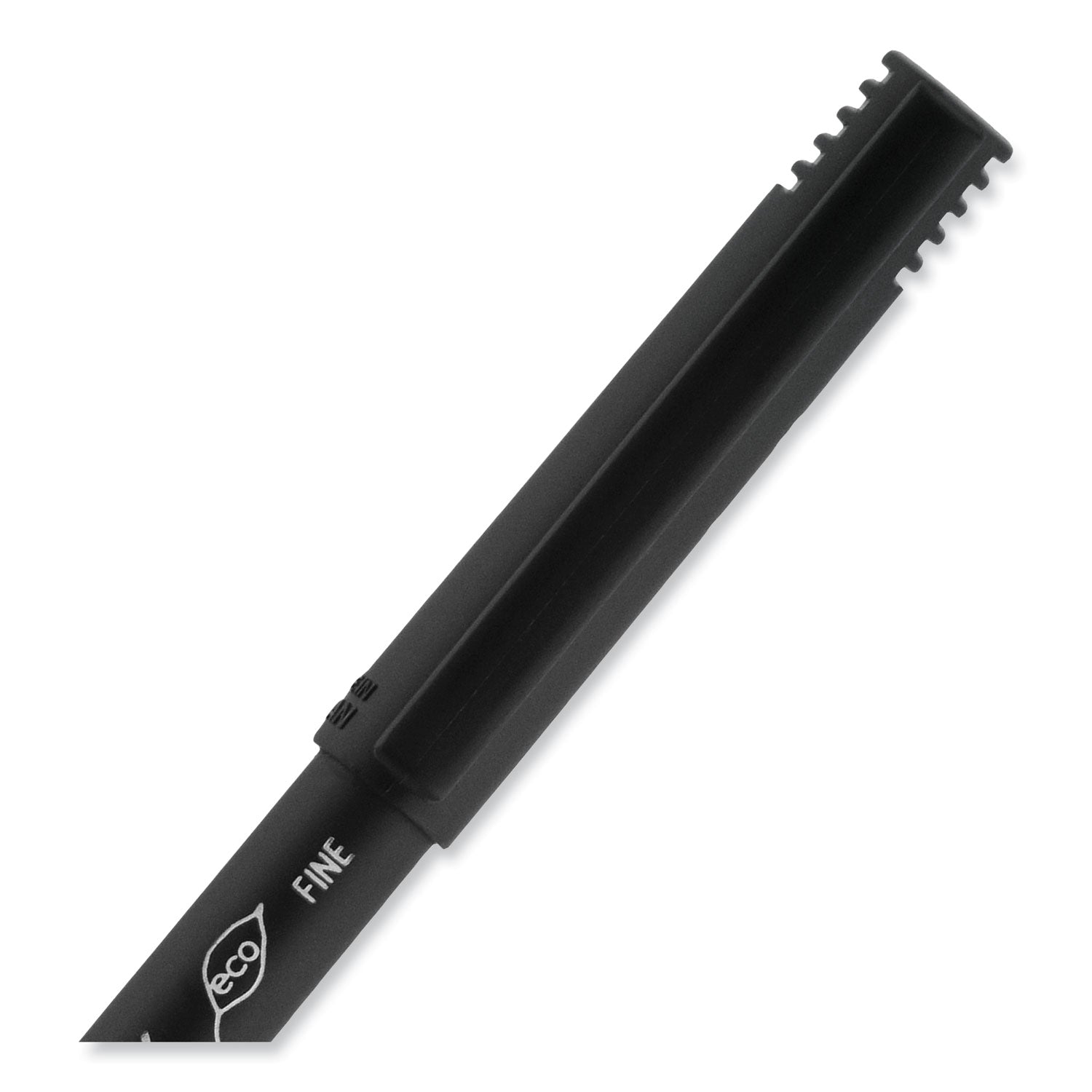 uniball® ONYX Rollerball Pen, Stick, Fine 0.7 mm, Blue Ink, Black/Blue Barrel, 72/Pack - Bloom Skins