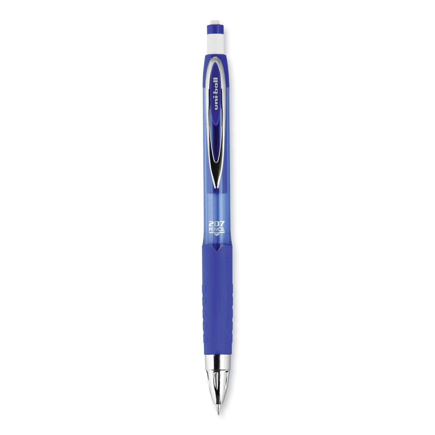 uniball® 207 Mechanical Pencil, 0.7 Mm, Hb (#2), Black Lead, Blue Barrel, Dozen - Bloom Skins
