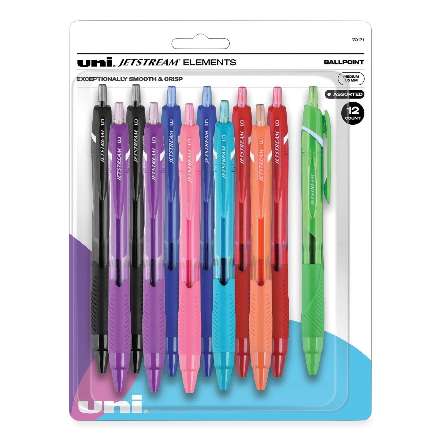 Jetstream Elements Hybrid Gel Pen | 12-Pack