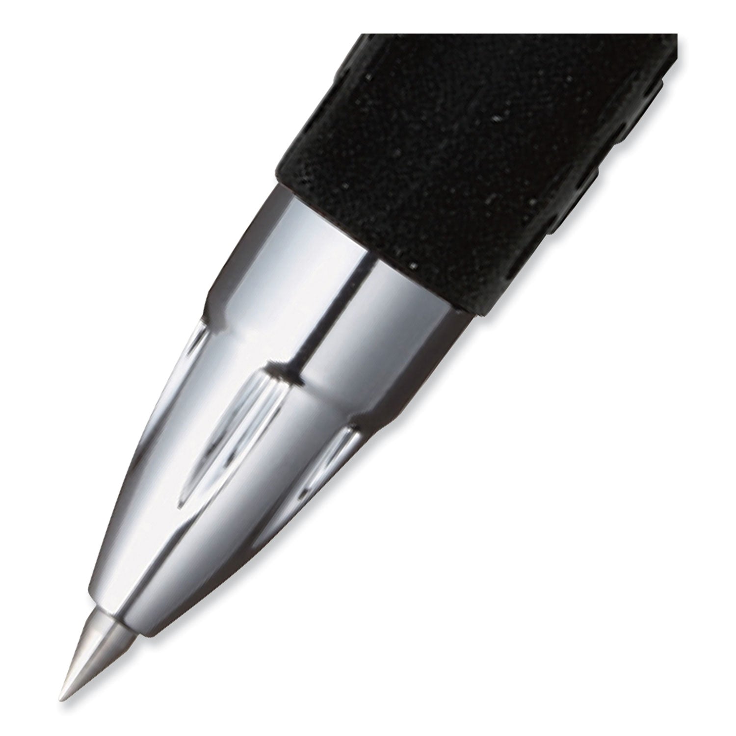 uniball® 207 Ultra Micro Gel Pen, Retractable, Ultra-Micro 0.38 mm, Blue Ink, Clear/Black Barrel - Bloom Skins