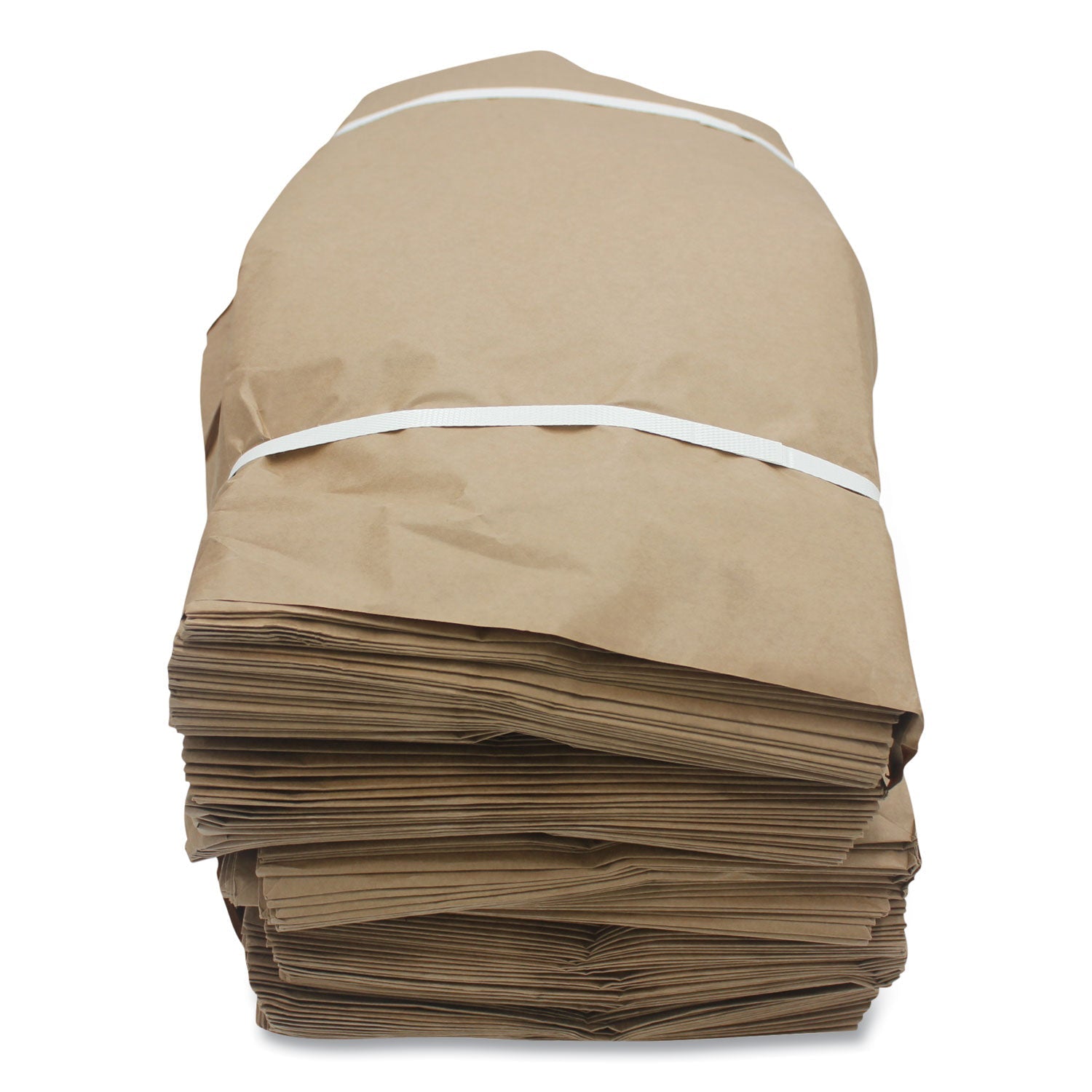 Kari-Out® Kraft Paper Bags, Natural Twisted-Paper Handles, 10" x 6" x 13", Natural, 250/Carton