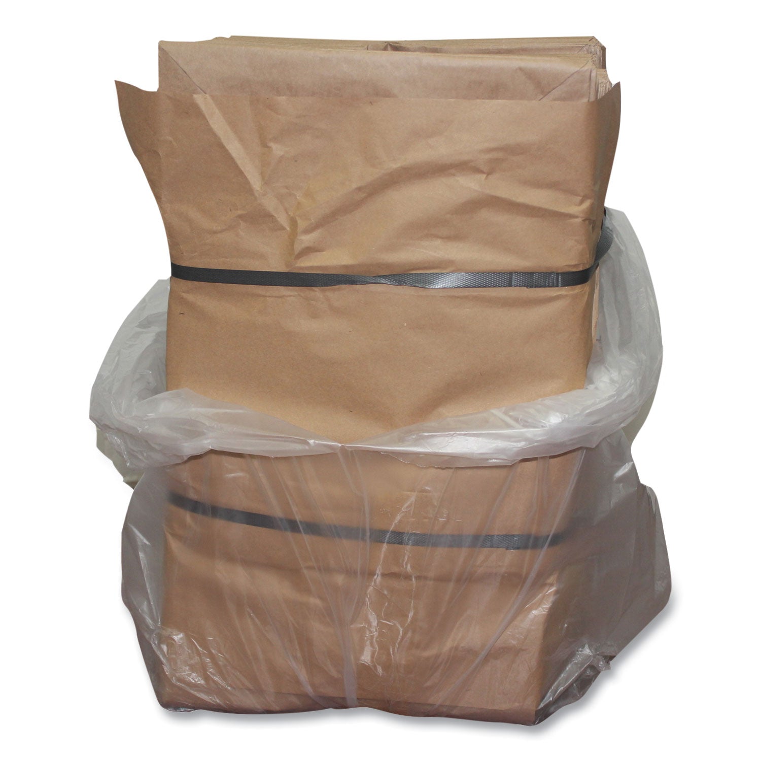 Kari-Out® Kraft Paper Bags, Natural Twisted-Paper Handles, 13" x 7" x 17", Natural, 250/Carton