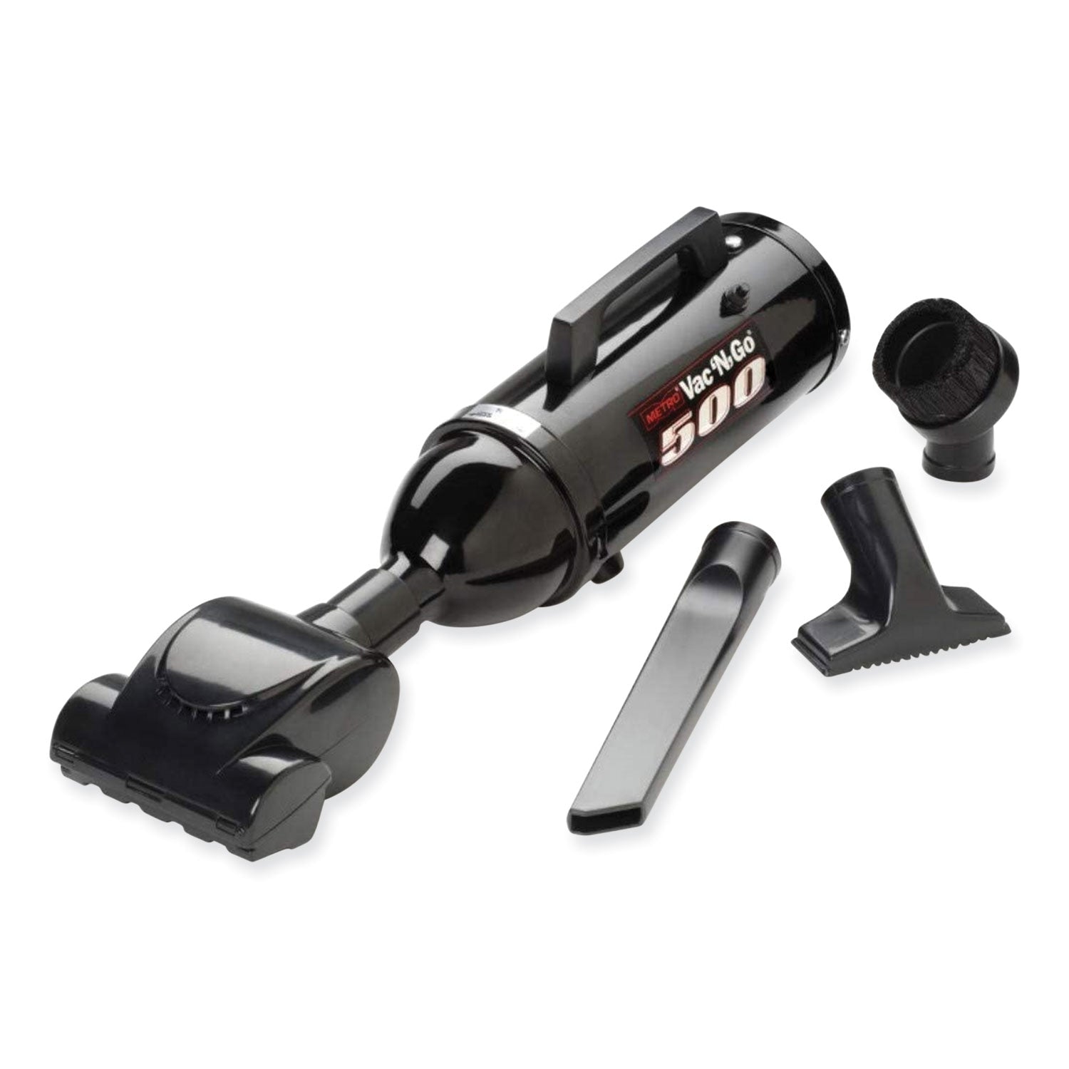 MetroVac Vac 'n Blo 500 Vacuum/Blower with Pet Turbo Brush, Black